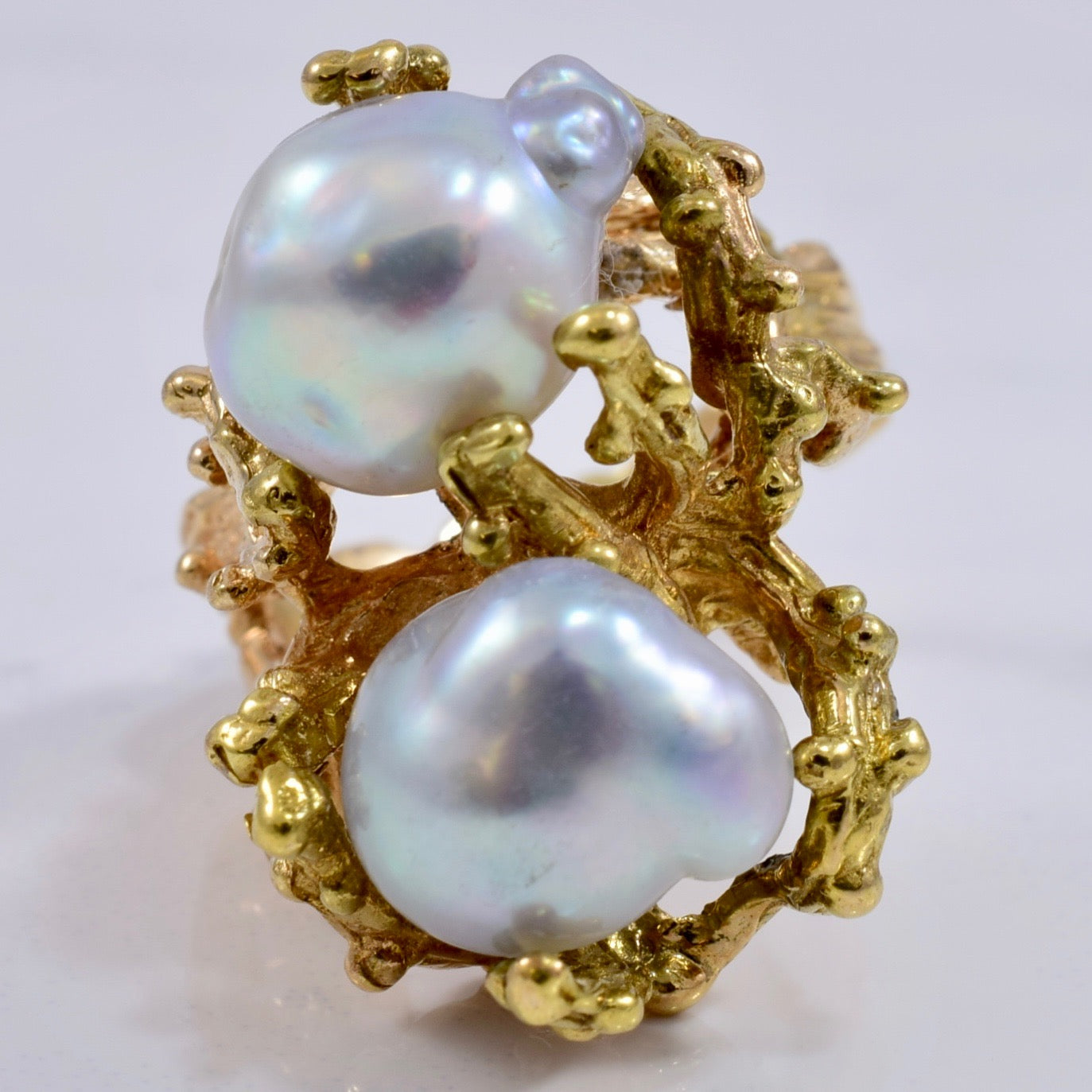 Bague en perle baroque | 8,7 ct taille 5 |