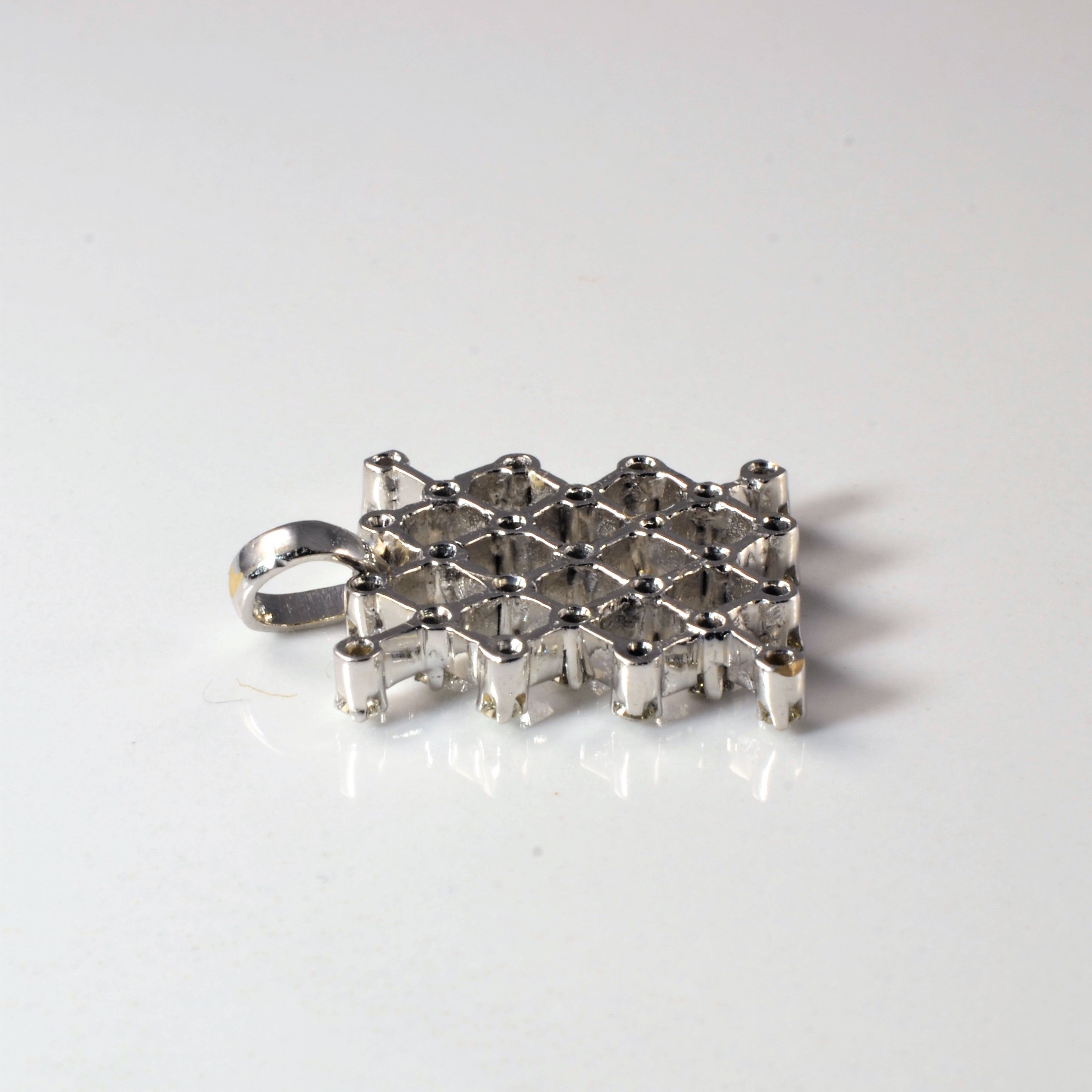 Diamond Lattice Pendant & Earrings Set | 1.50ctw |