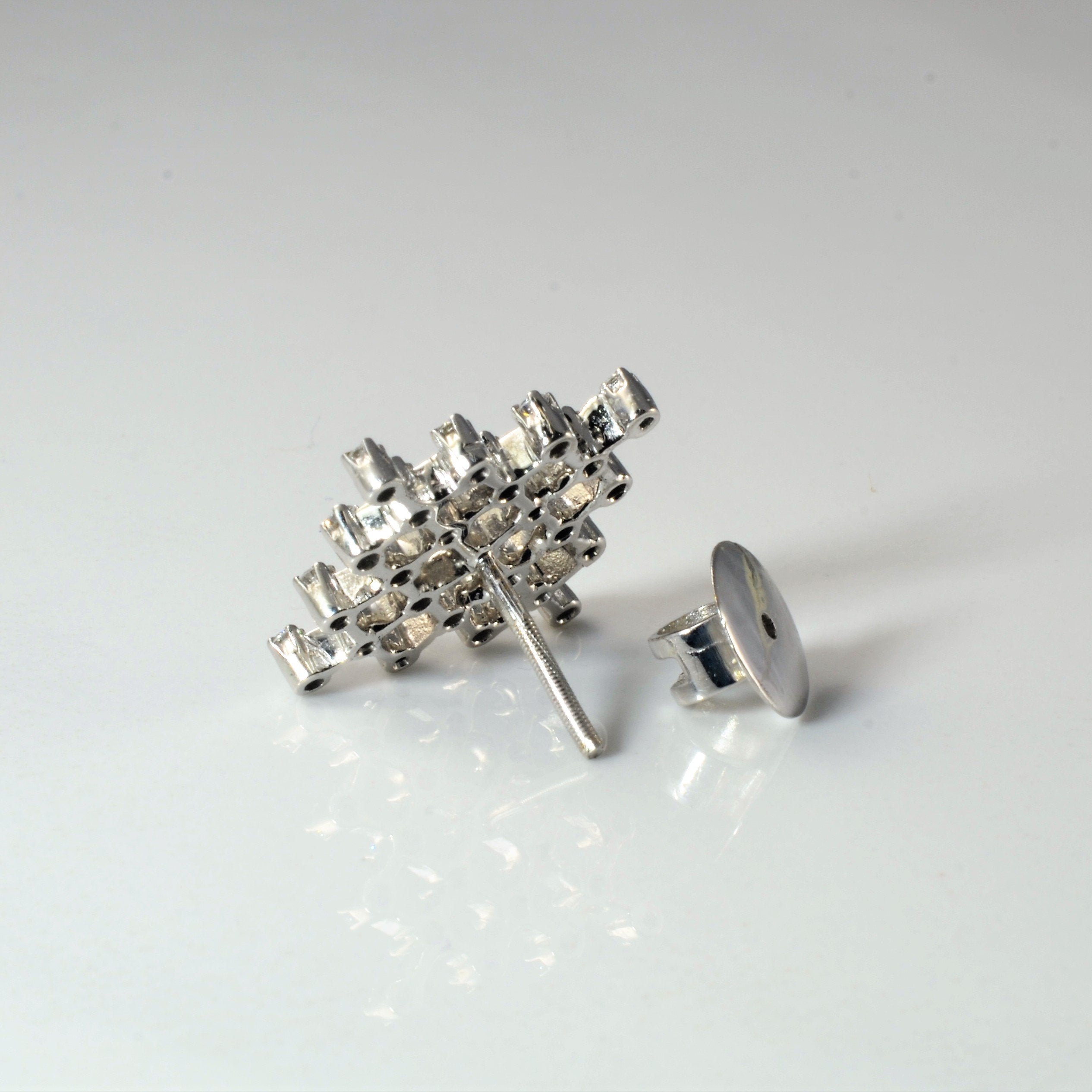 Diamond Lattice Pendant & Earrings Set | 1.50ctw |