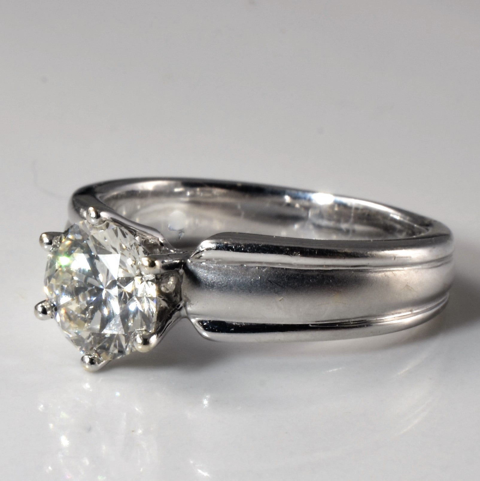 Six Prong Solitaire Diamond Engagement Ring | 1.40ct | SZ 6.75 |