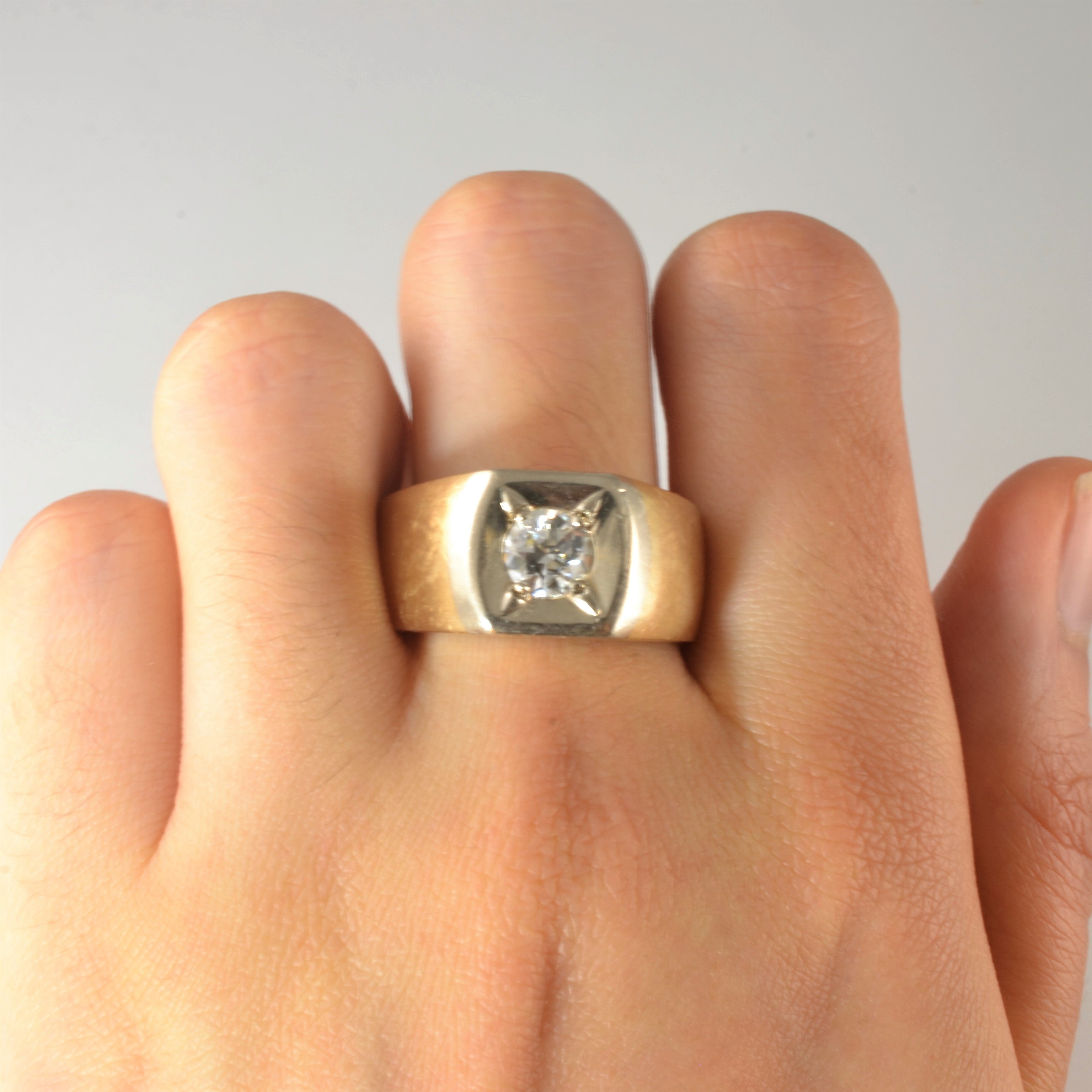 Old European Cut Diamond Ring | 0.96ct | SZ 10.5 |