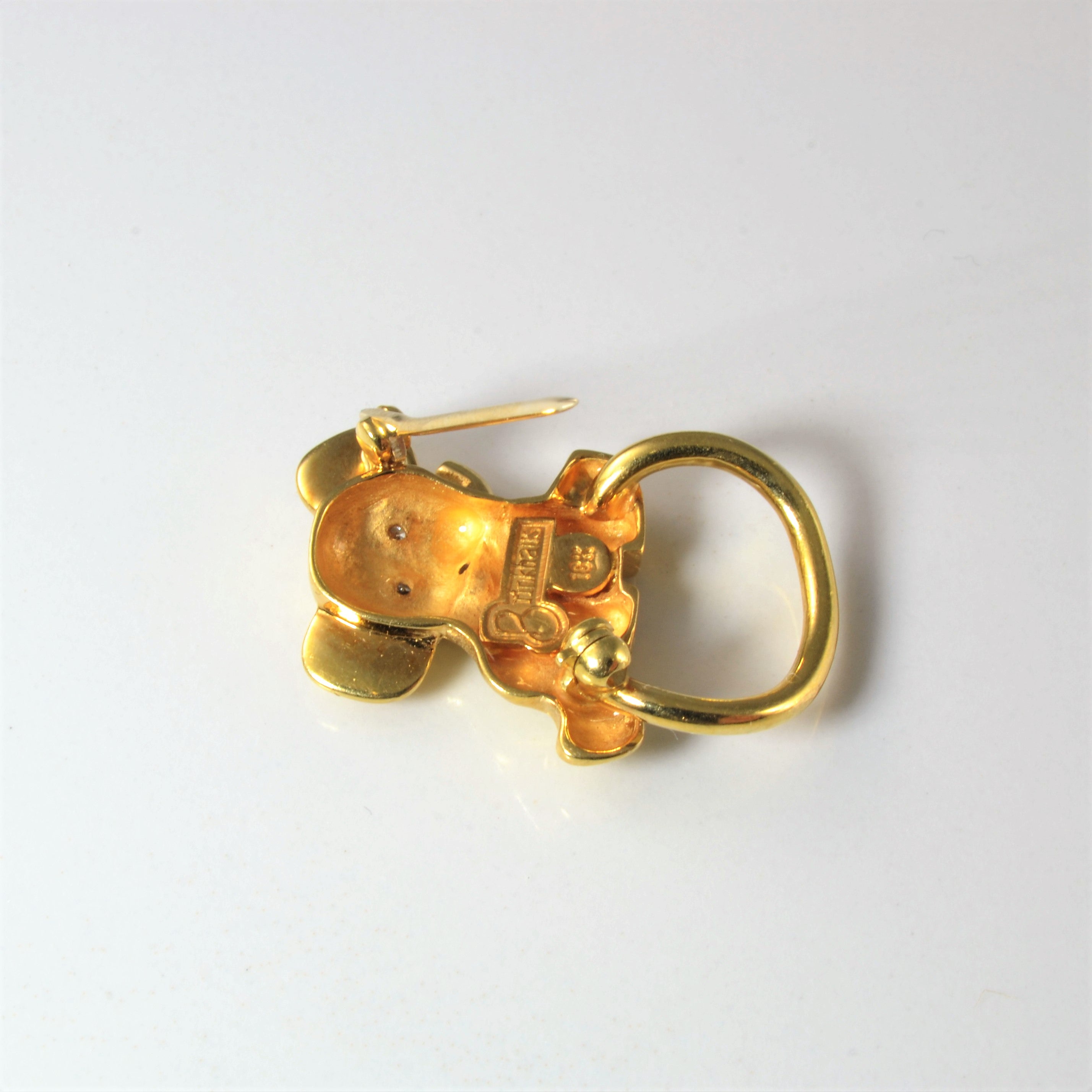 Brinkhaus' Diamond Elephant Brooch | 0.06ctw |