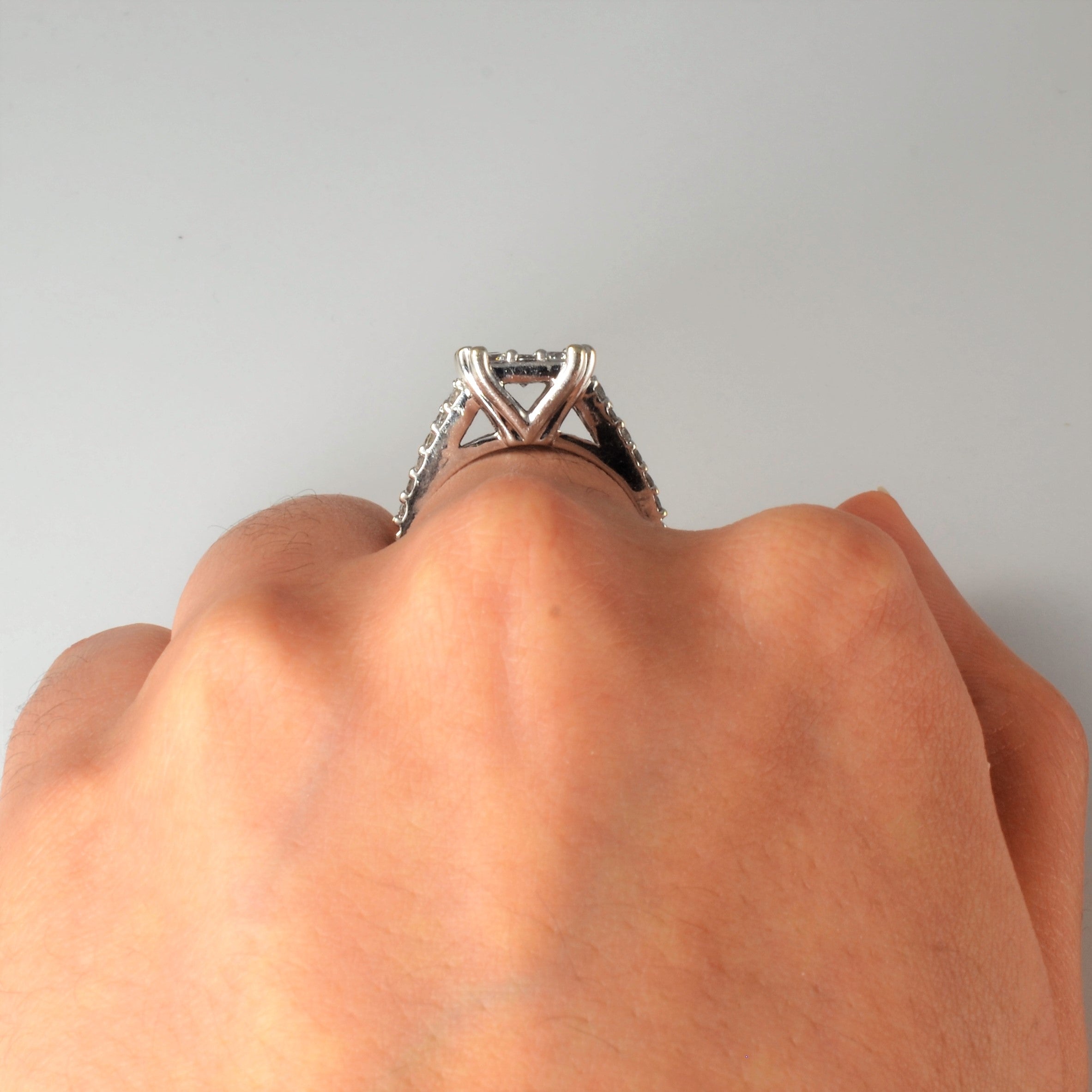 Princess Illusion Engagement Ring | 1.35ctw | SZ 6.75 |