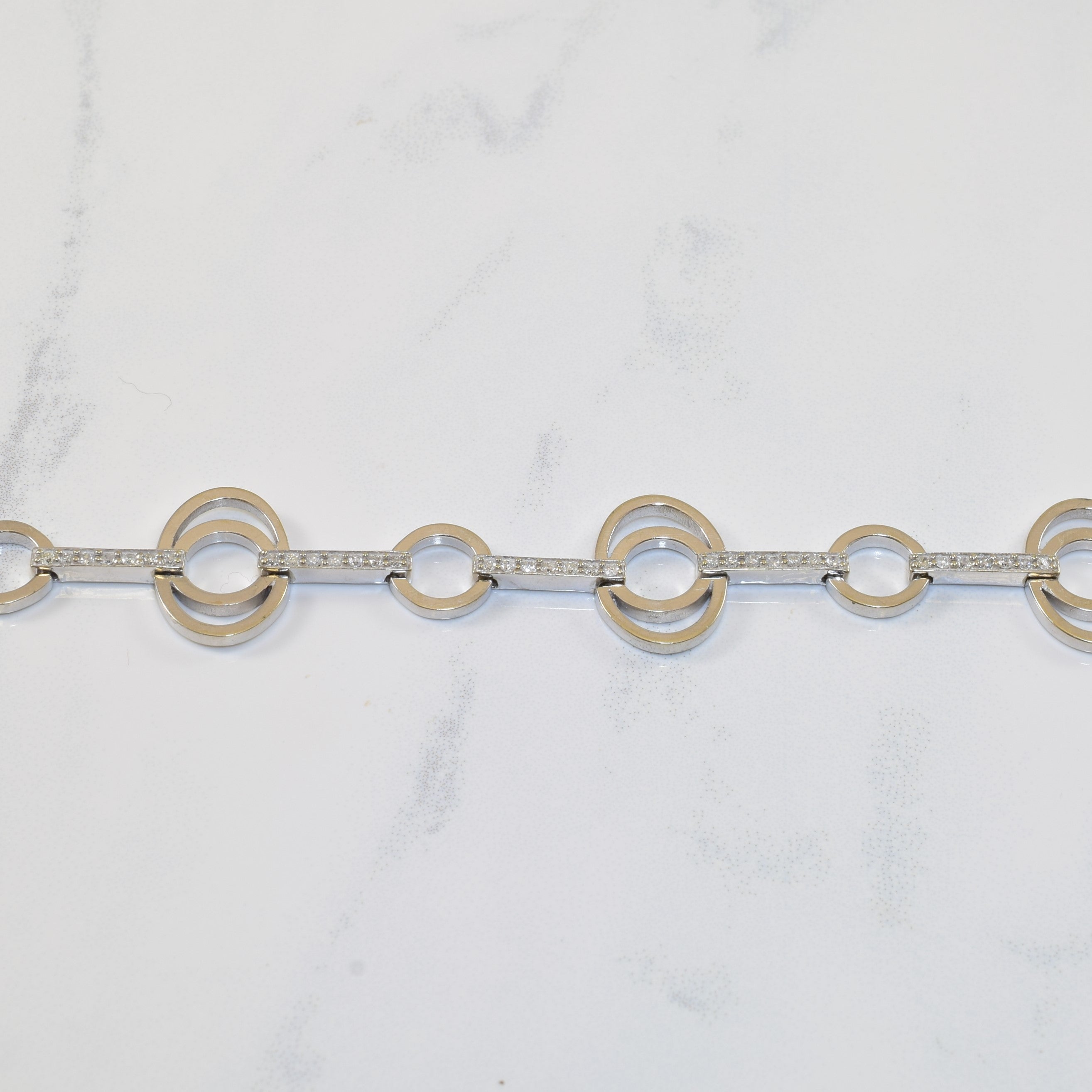 Diamond Open Work Bracelet | 0.38ctw | 7.75" |