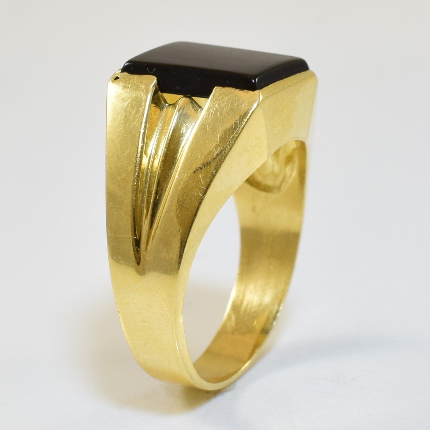 Square Onyx Ring | 1.95ct | SZ 9.5 |