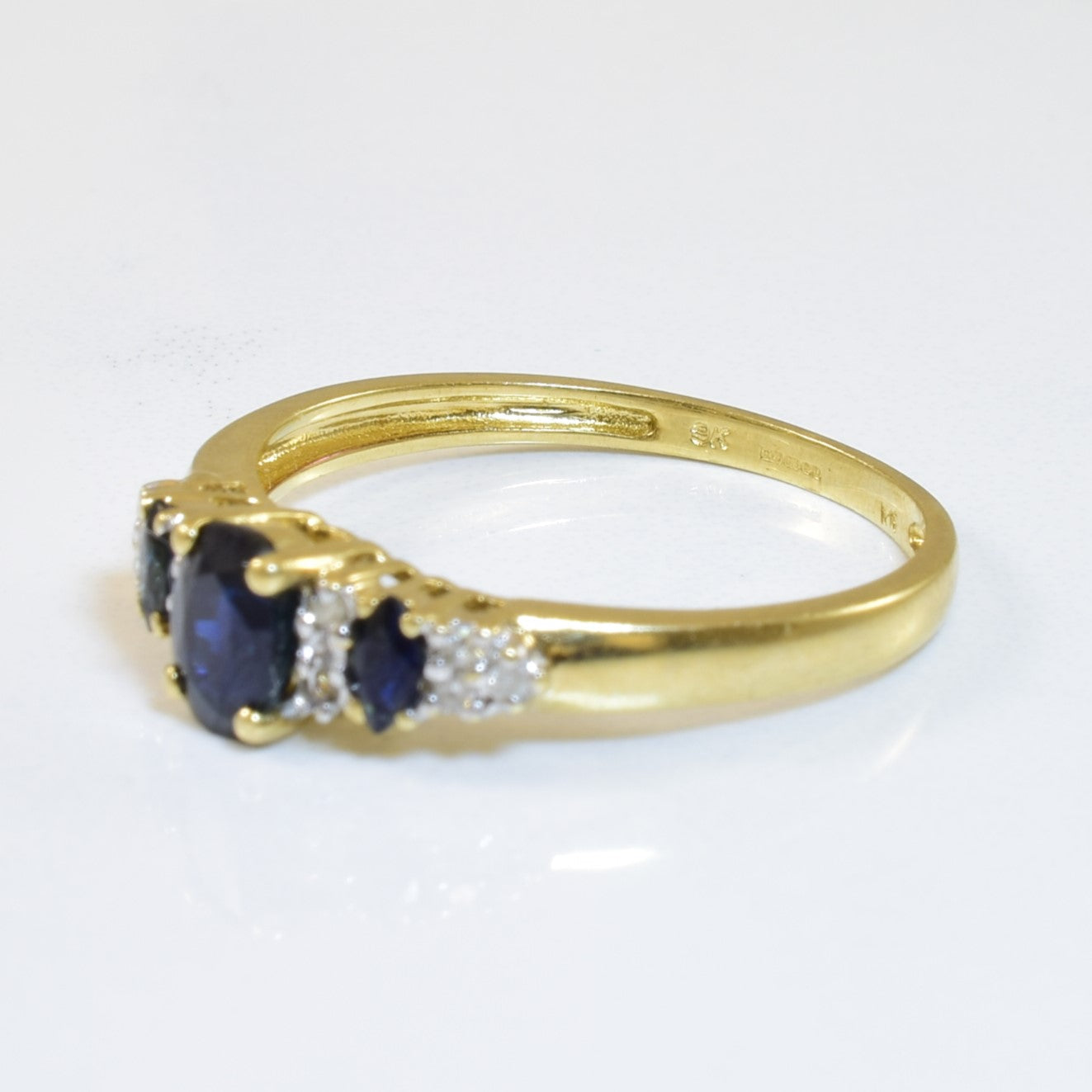 Sapphire & Diamond Ring | 0.75ctw, 0.05ctw | SZ 9.25 |
