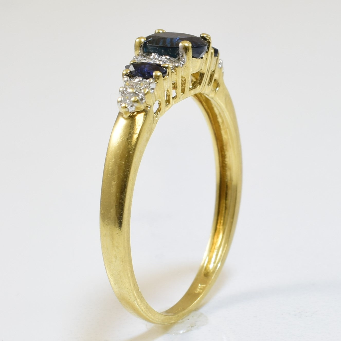 Sapphire & Diamond Ring | 0.75ctw, 0.05ctw | SZ 9.25 |