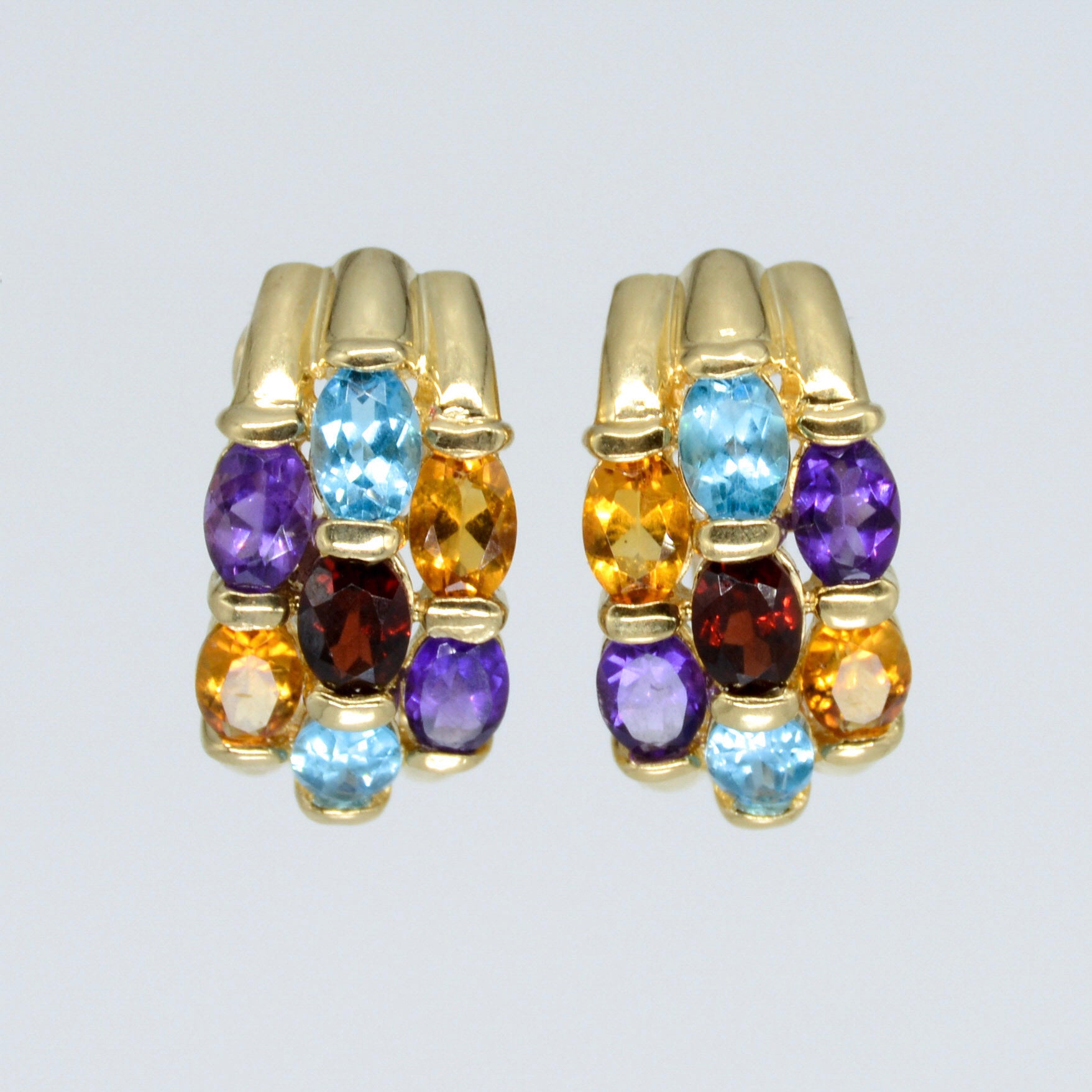 Multi Gem Drop Earrings | 5.00ctw |