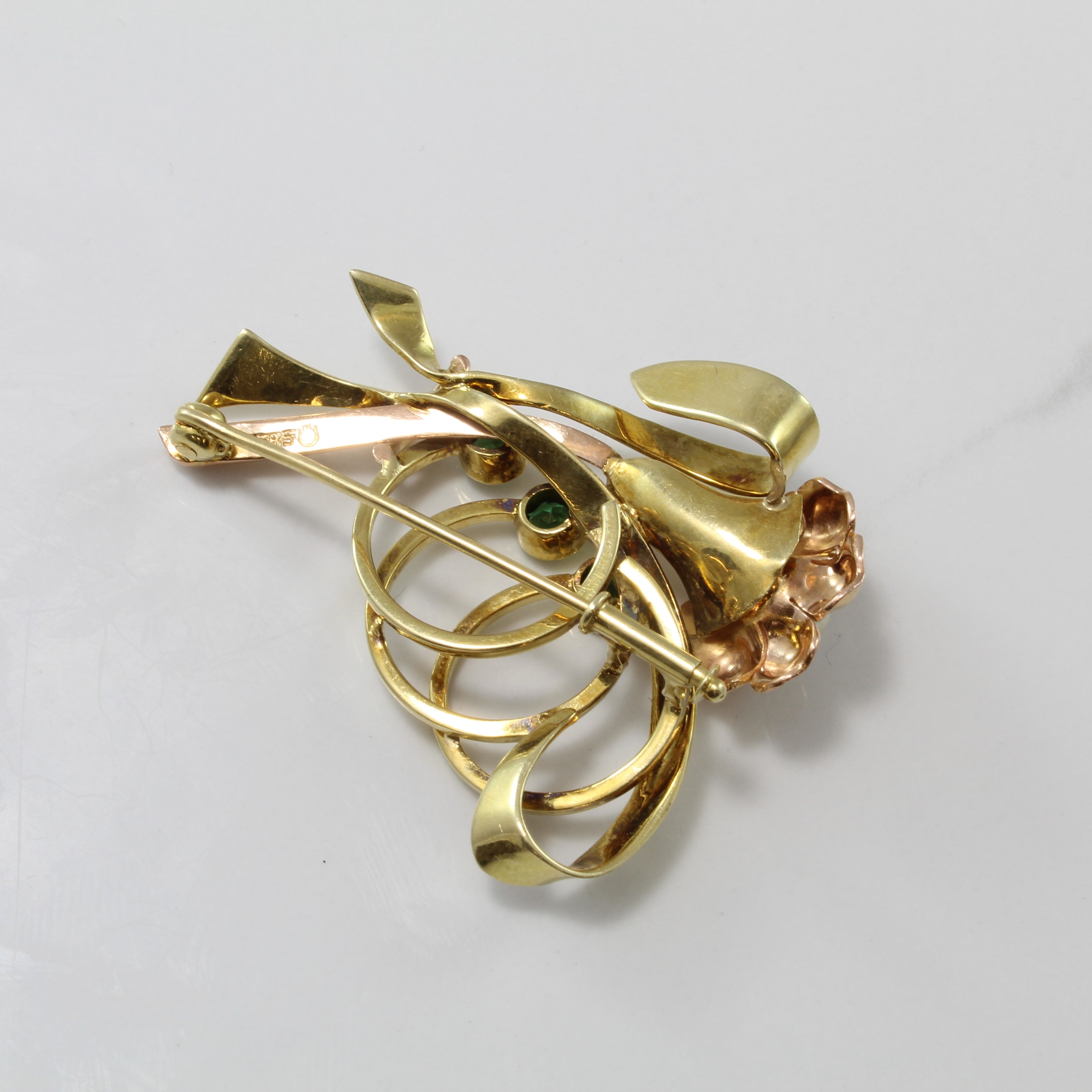 Early 1900s Bouquet Brooch | 1.40ct, 0.60ctw |