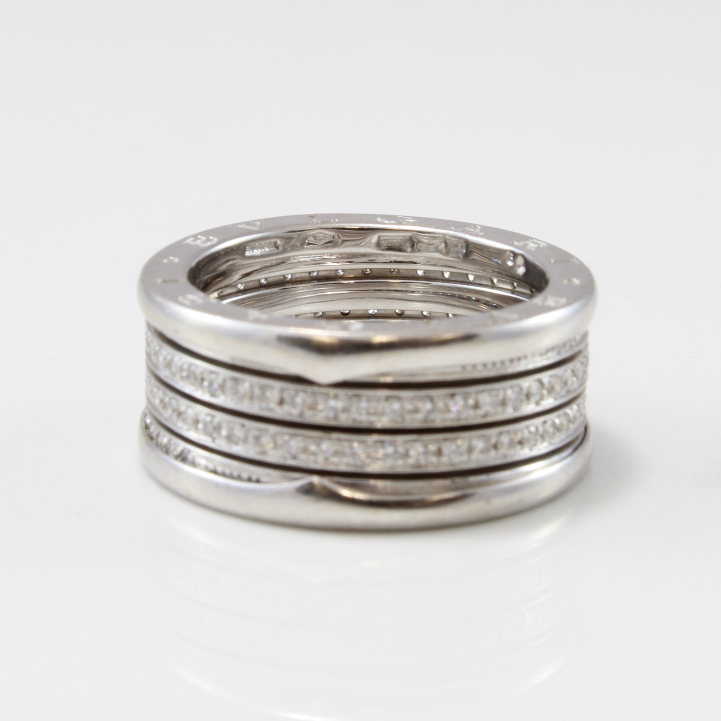 BVLGARI' B.zero1 Four Band Diamond Ring