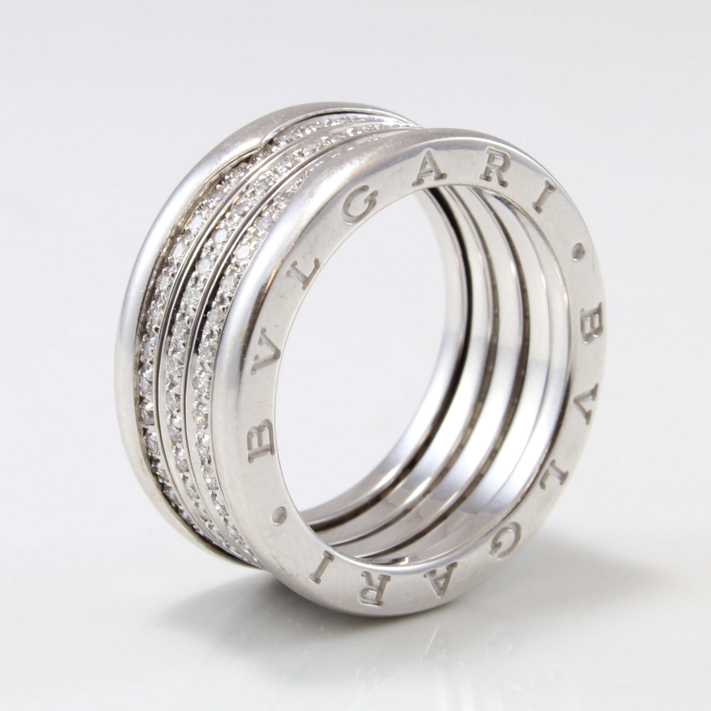 BVLGARI' B.zero1 Four Band Diamond Ring