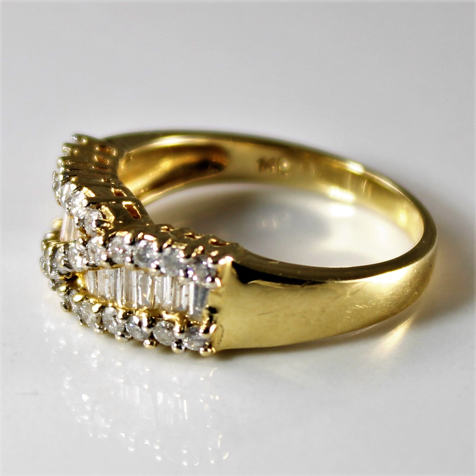 Cluster Set Multi Diamond Ring | 0.84ctw | SZ 6.5 |