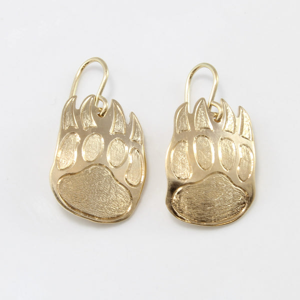 Indigenous Bear Paw Drop Earrings |