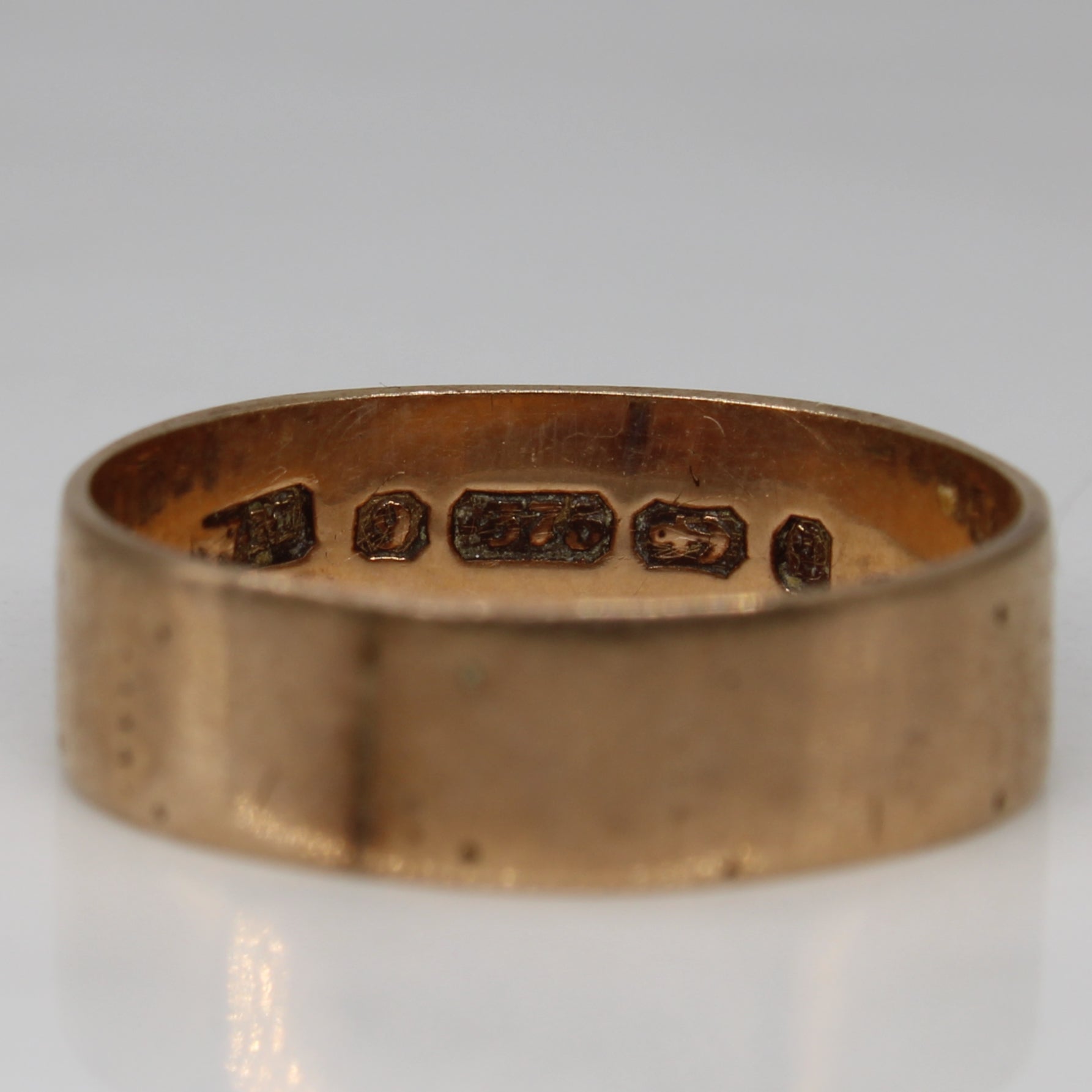 1885 Birmingham 9k Rose Gold Band | SZ 6.25 |