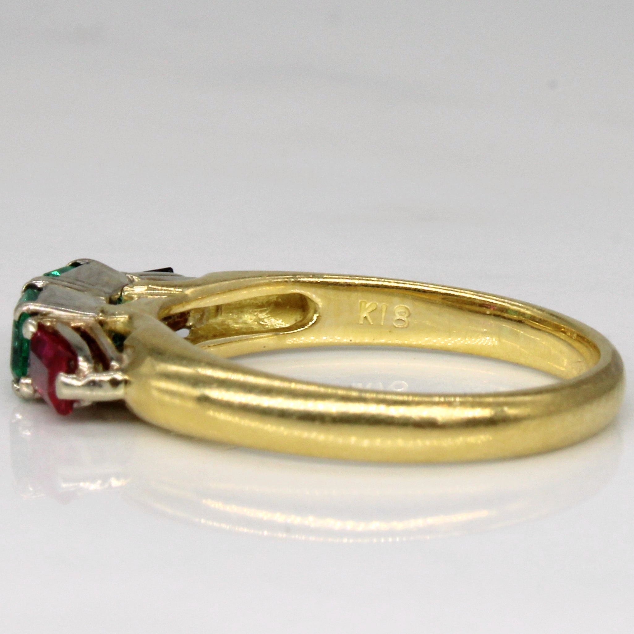 High Set Multi Gem Ring | 0.78ctw | SZ 6 |