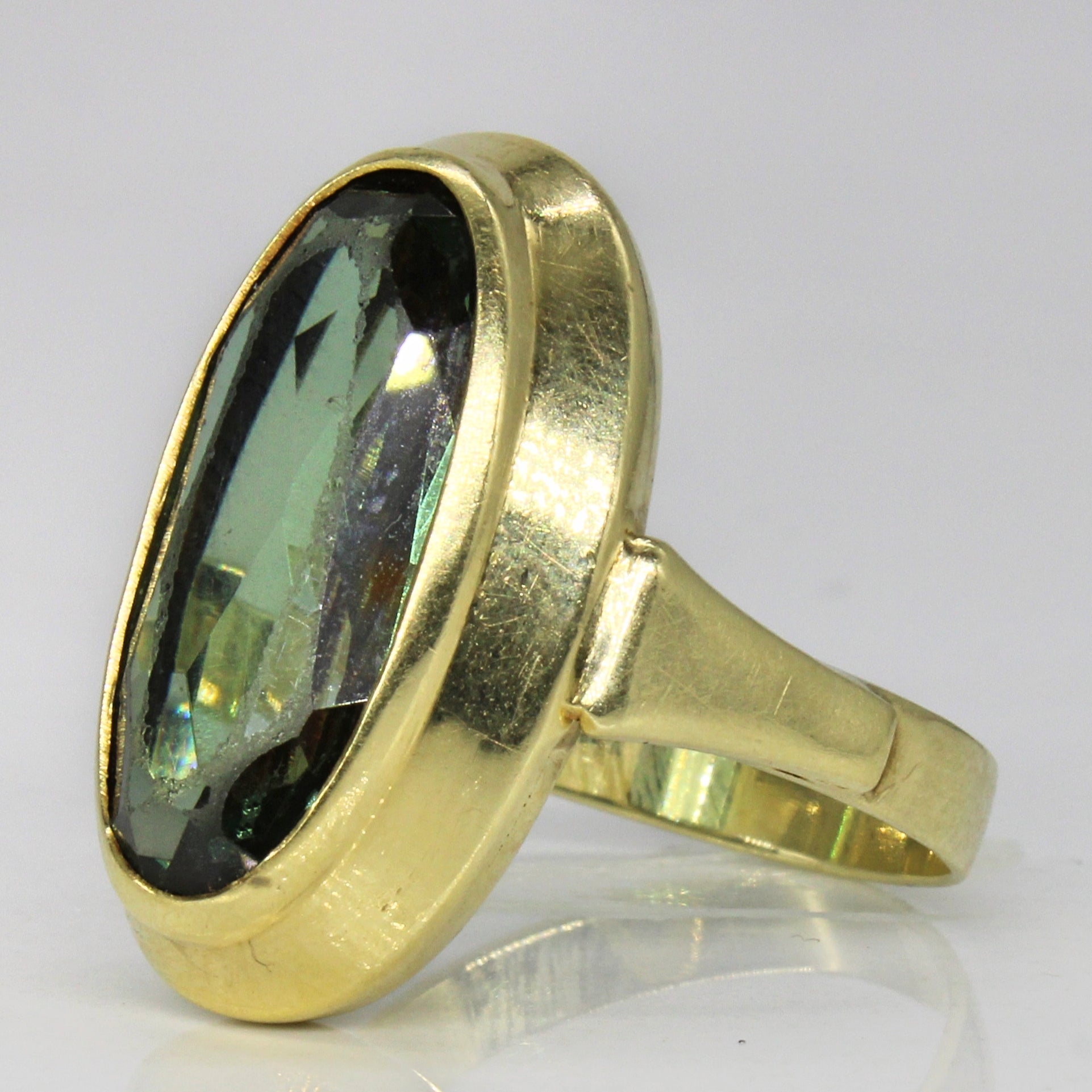 Synthetic Spinel Cocktail Ring | 4.85ct | SZ 7 |