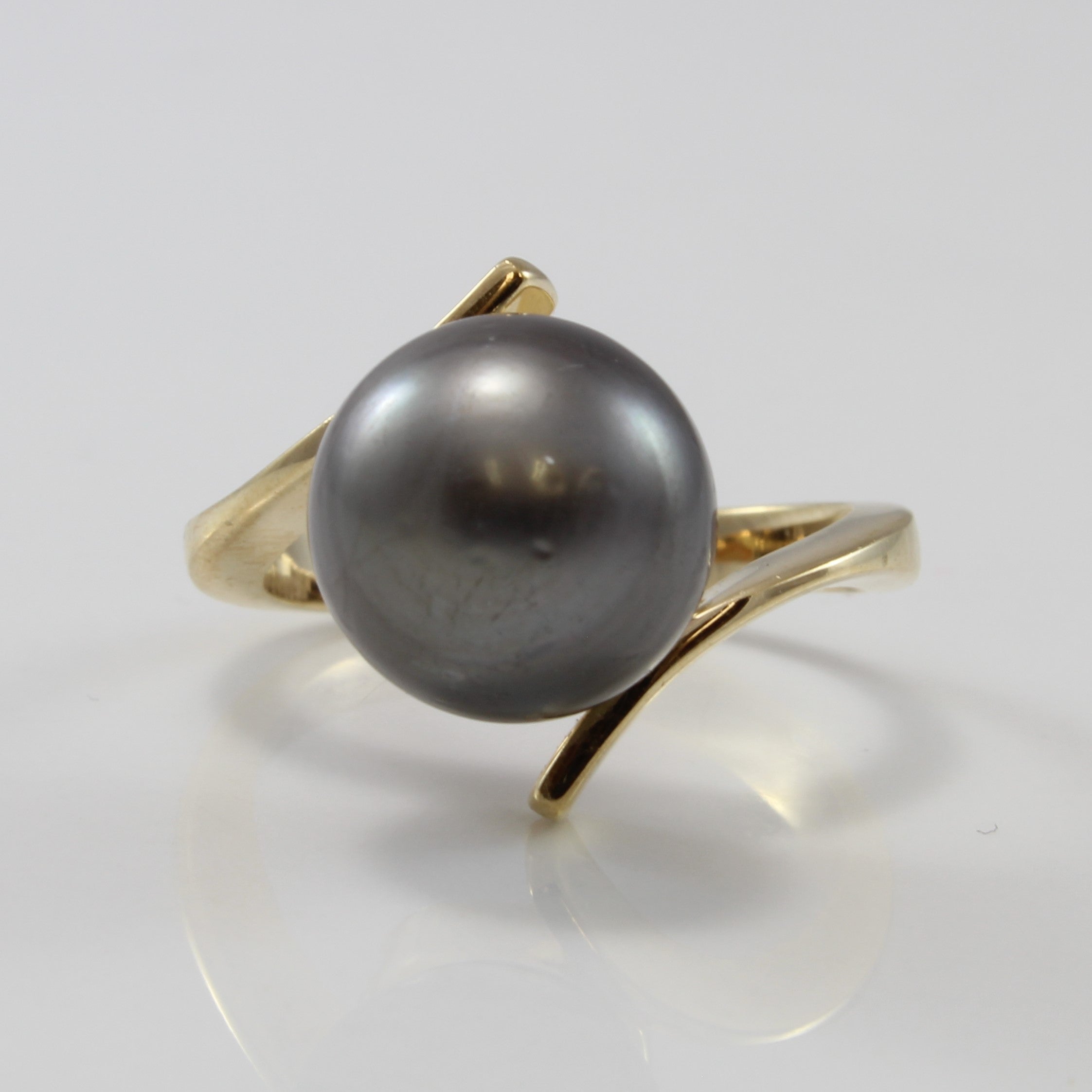 Tahitian Pearl Bypass Ring | 9.20 ct | SZ 7 |