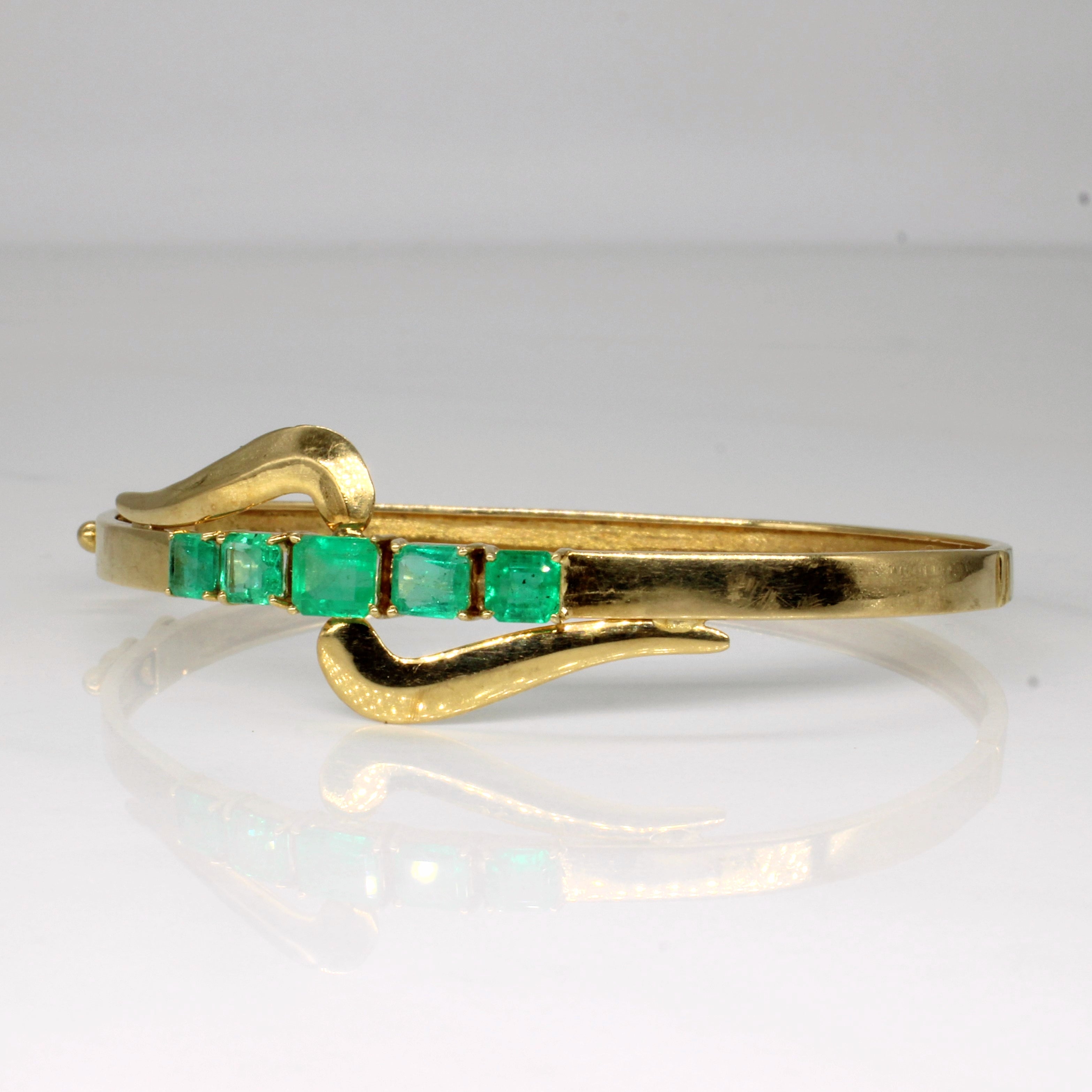Vibrant Emerald Bracelet | 1.96ctw | 8" |