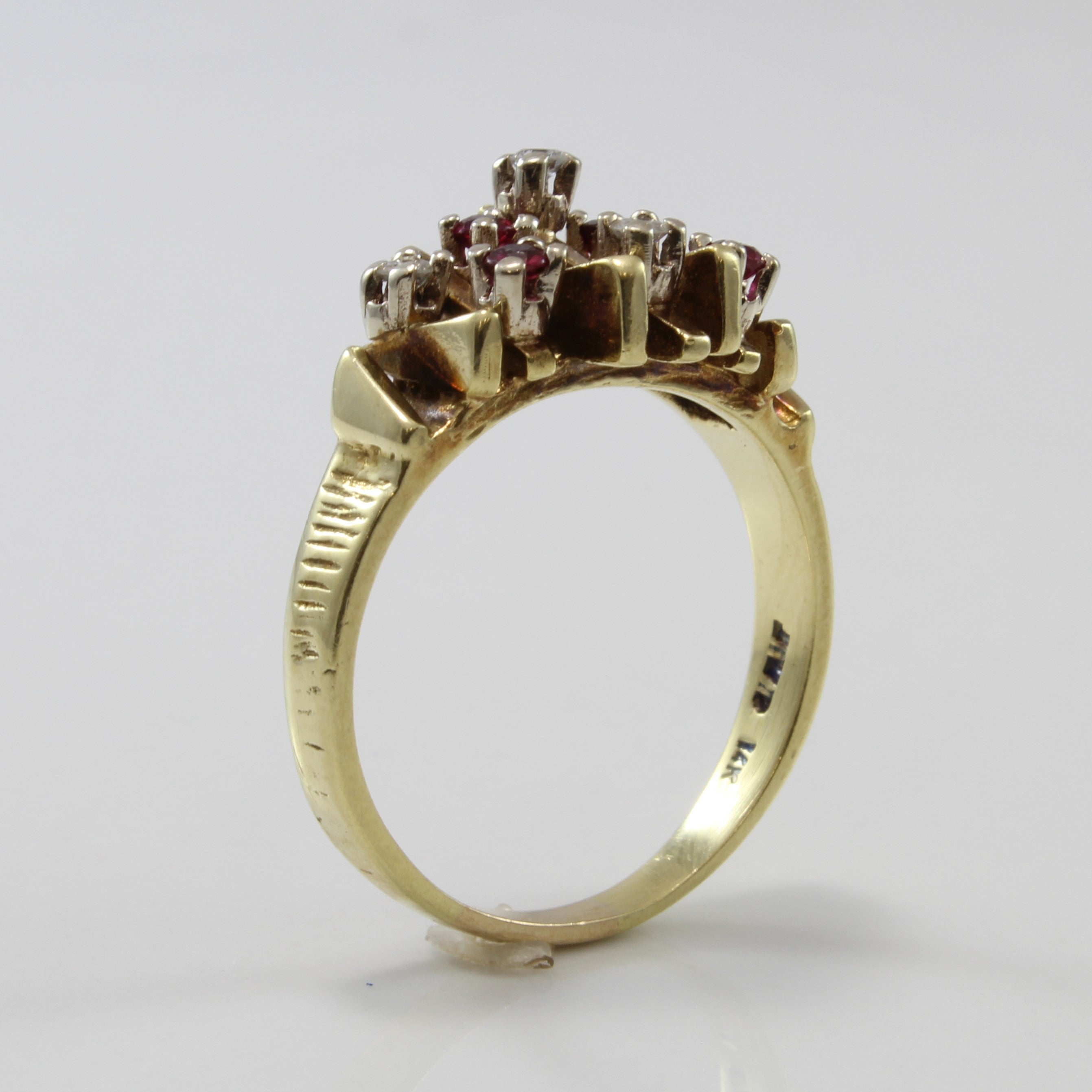 Diamond & Ruby Ring | 0.12ctw, 0.28ctw | SZ 8.5 |