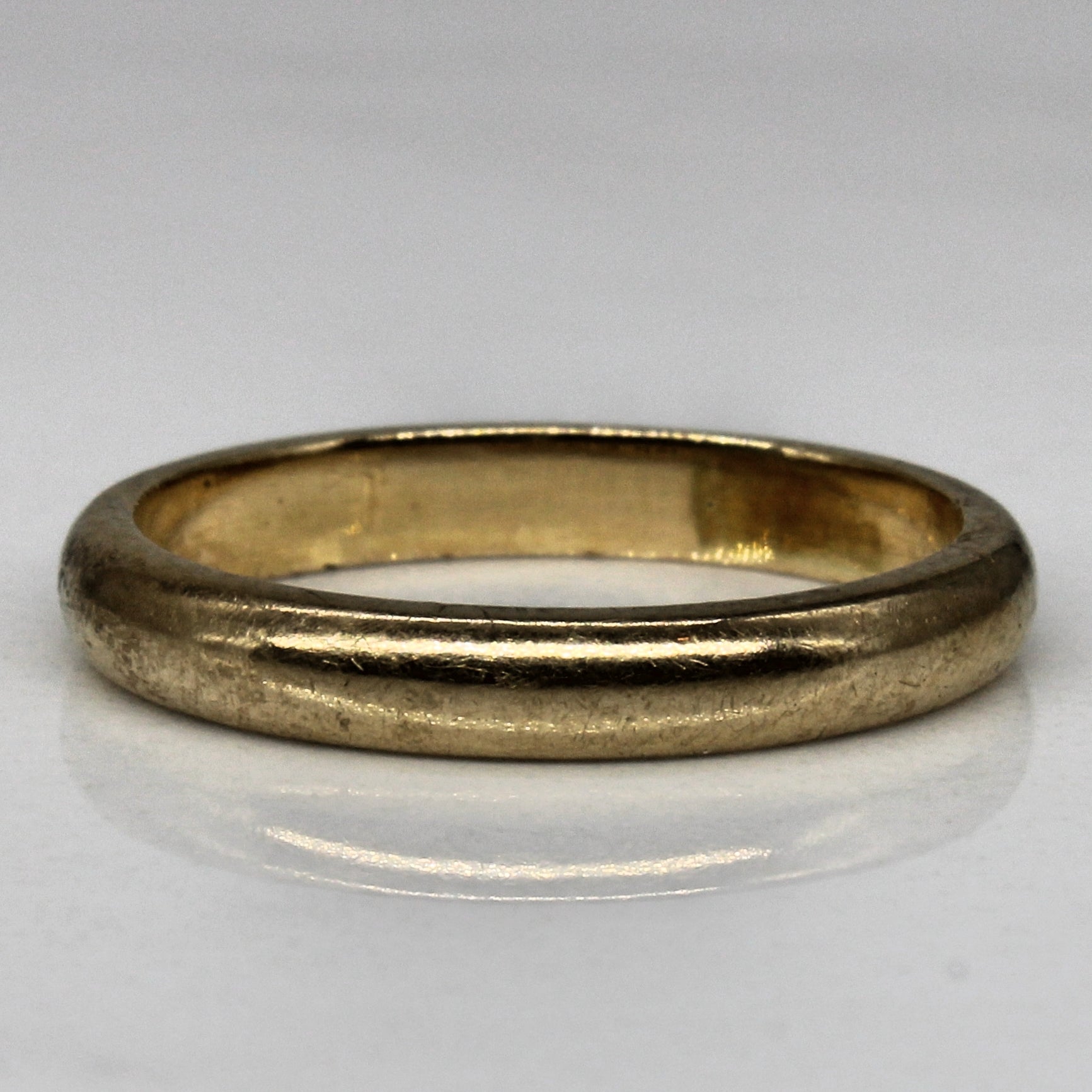 'Bluebird' Yellow Gold Band | SZ 4 |