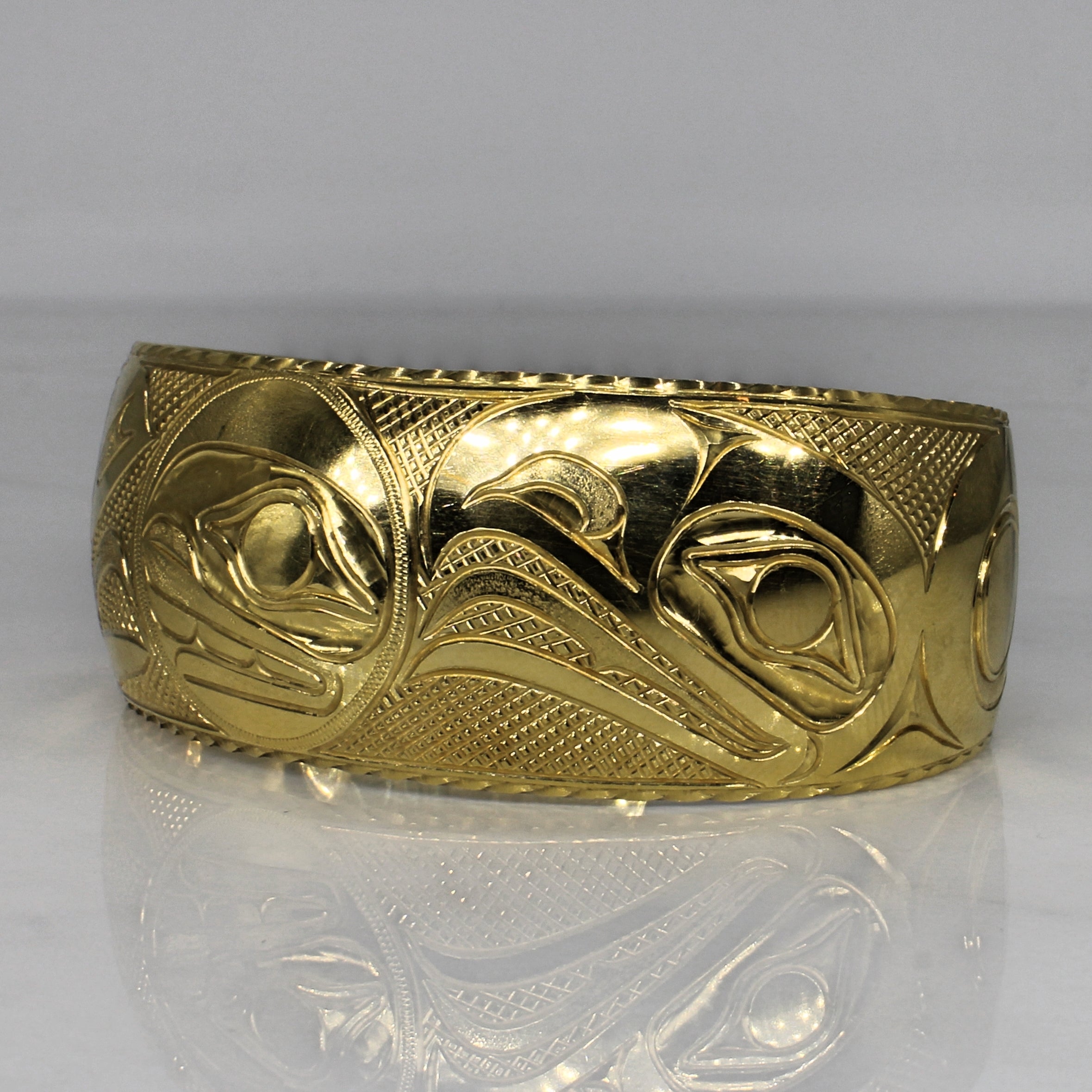 Indigenous Eagle & Raven Cuff |