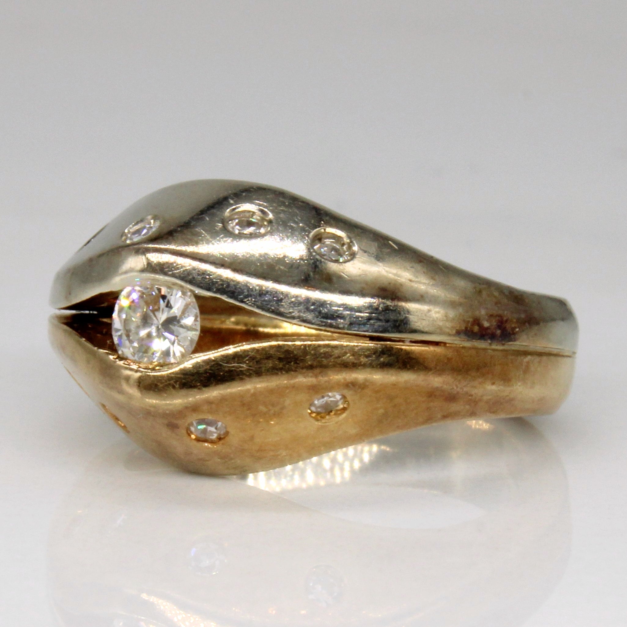 Diamond Eye Design Ring | 0.32ctw | SZ 6 |