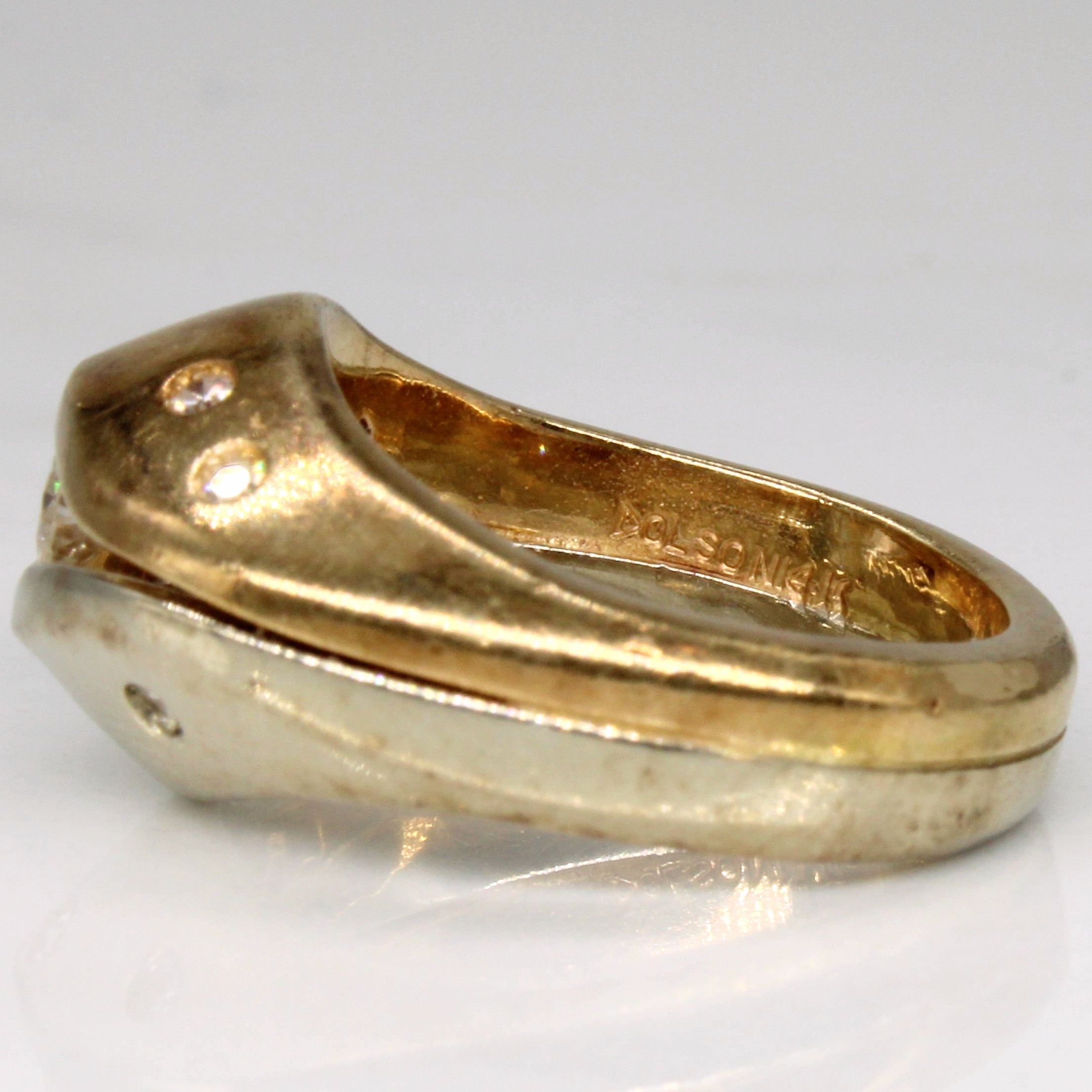 Diamond Eye Design Ring | 0.32ctw | SZ 6 |