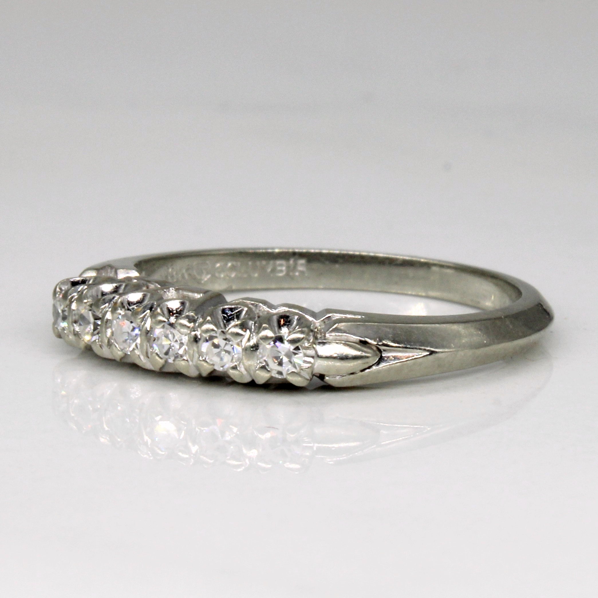 Knife Edge Diamond Band | 0.12ctw | SZ 6 |