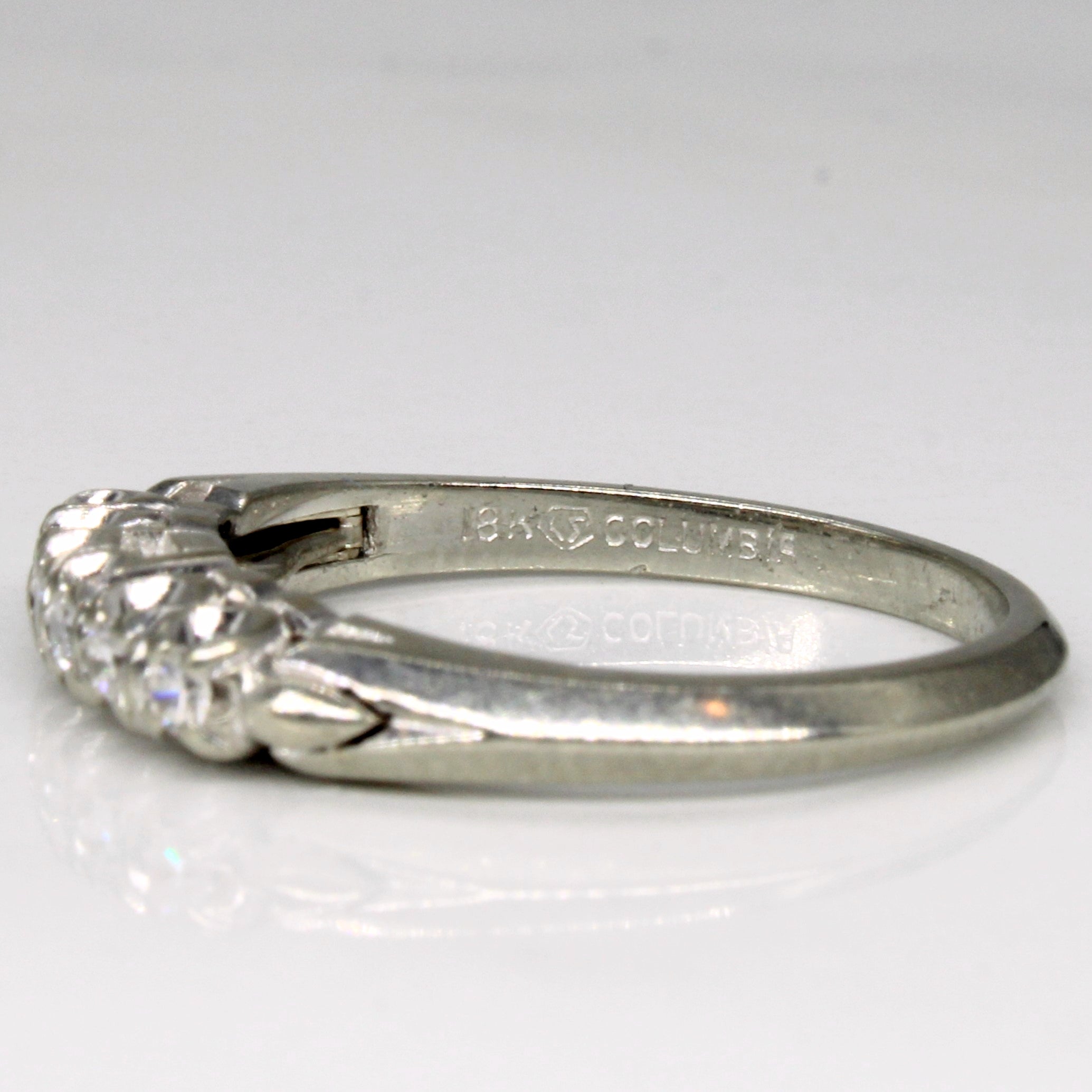 Knife Edge Diamond Band | 0.12ctw | SZ 6 |