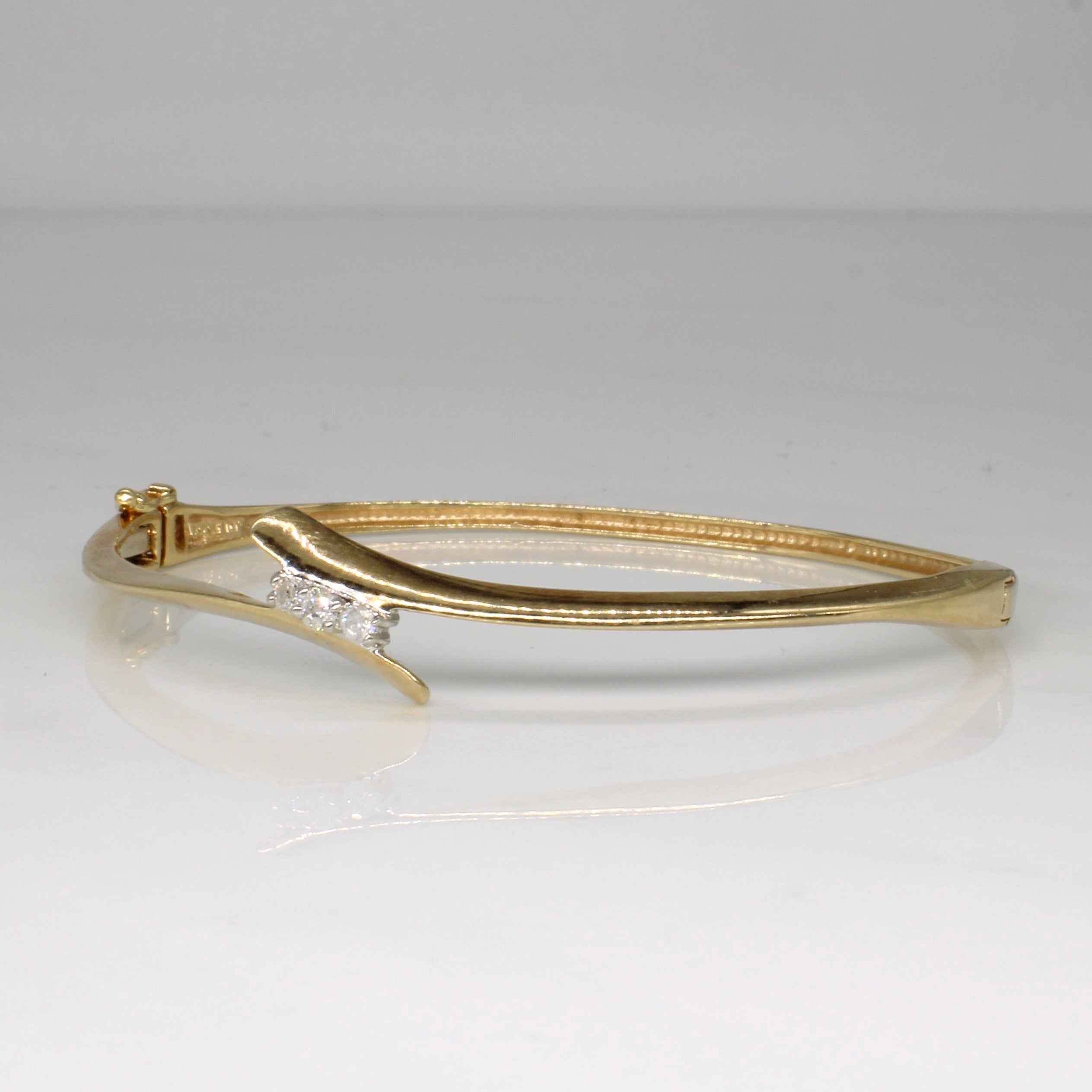 Diamond Tension Set Bracelet | 0.12ctw | 7.5" |