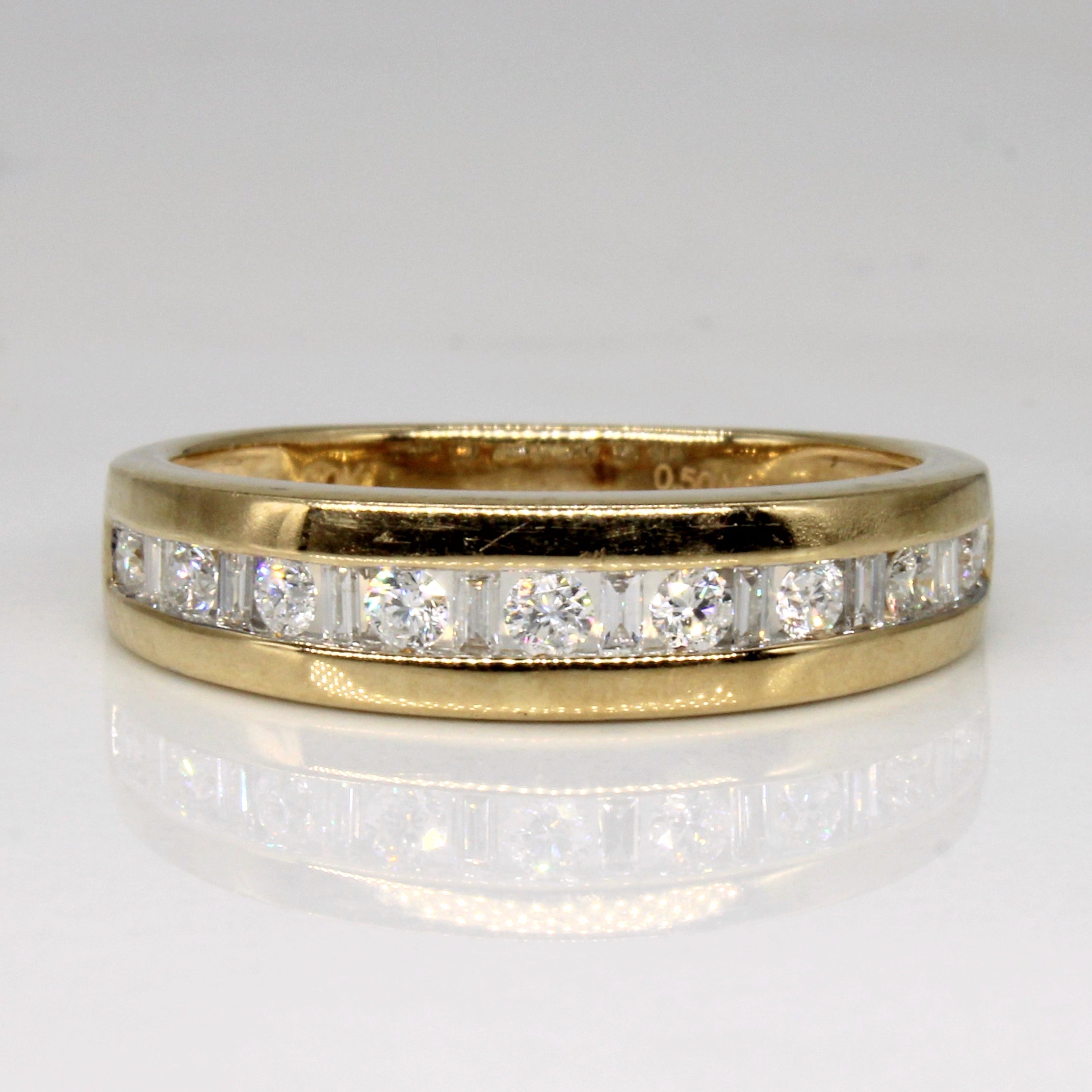 Mixed Cut Diamond Band | 0.50ctw | SZ 10.5 |