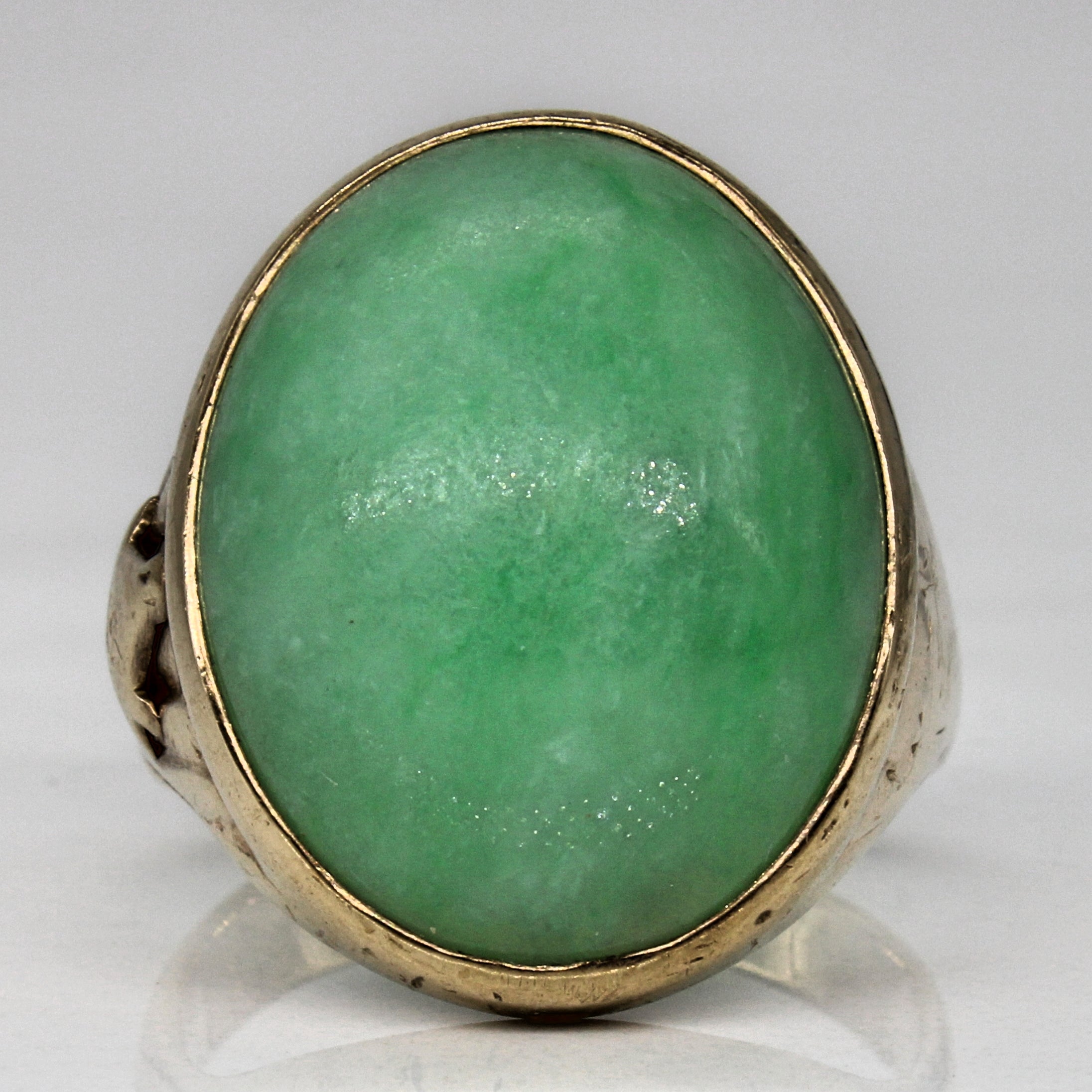 Jadeite Cocktail Ring | 23.70ct | SZ 9.5 |