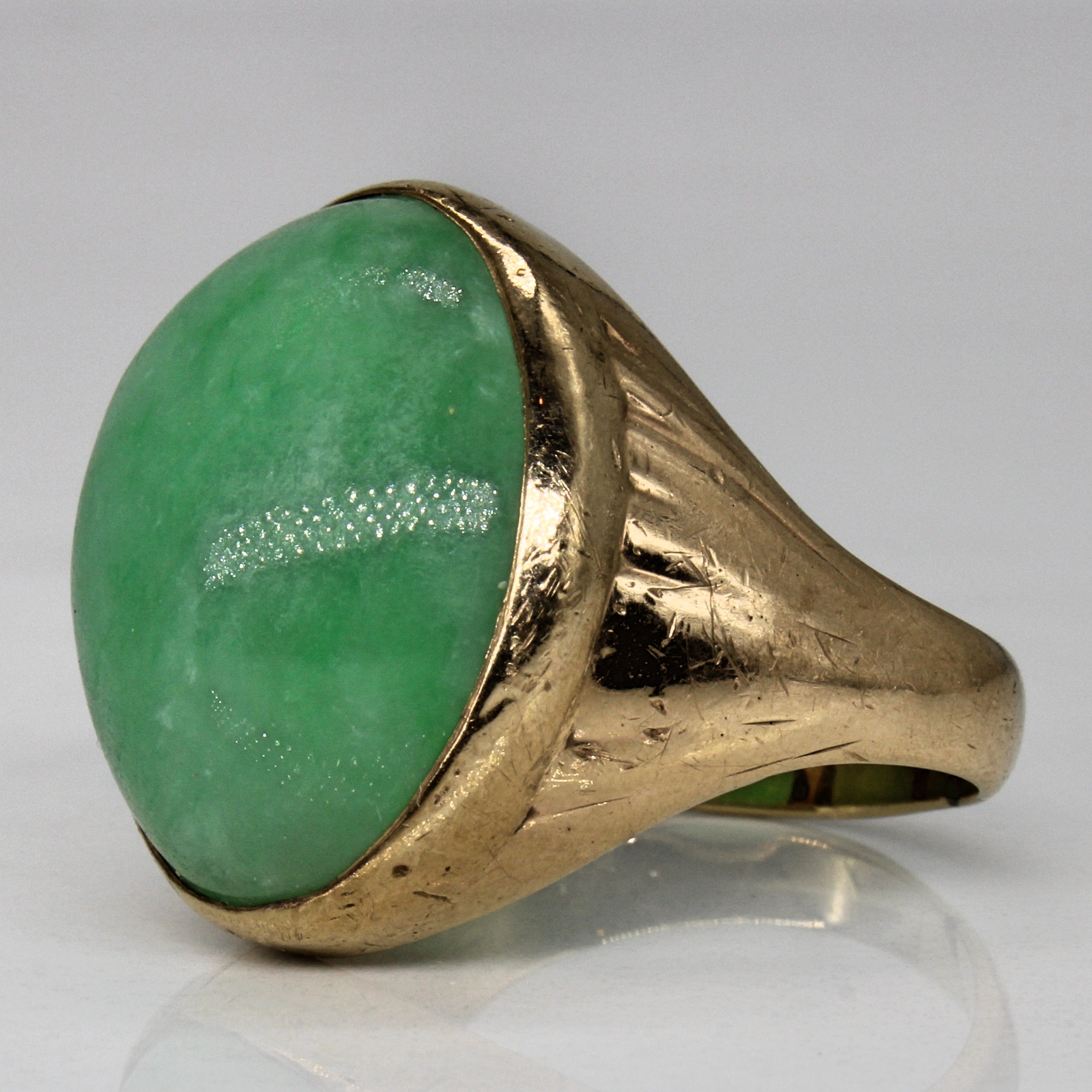 Jadeite Cocktail Ring | 23.70ct | SZ 9.5 |