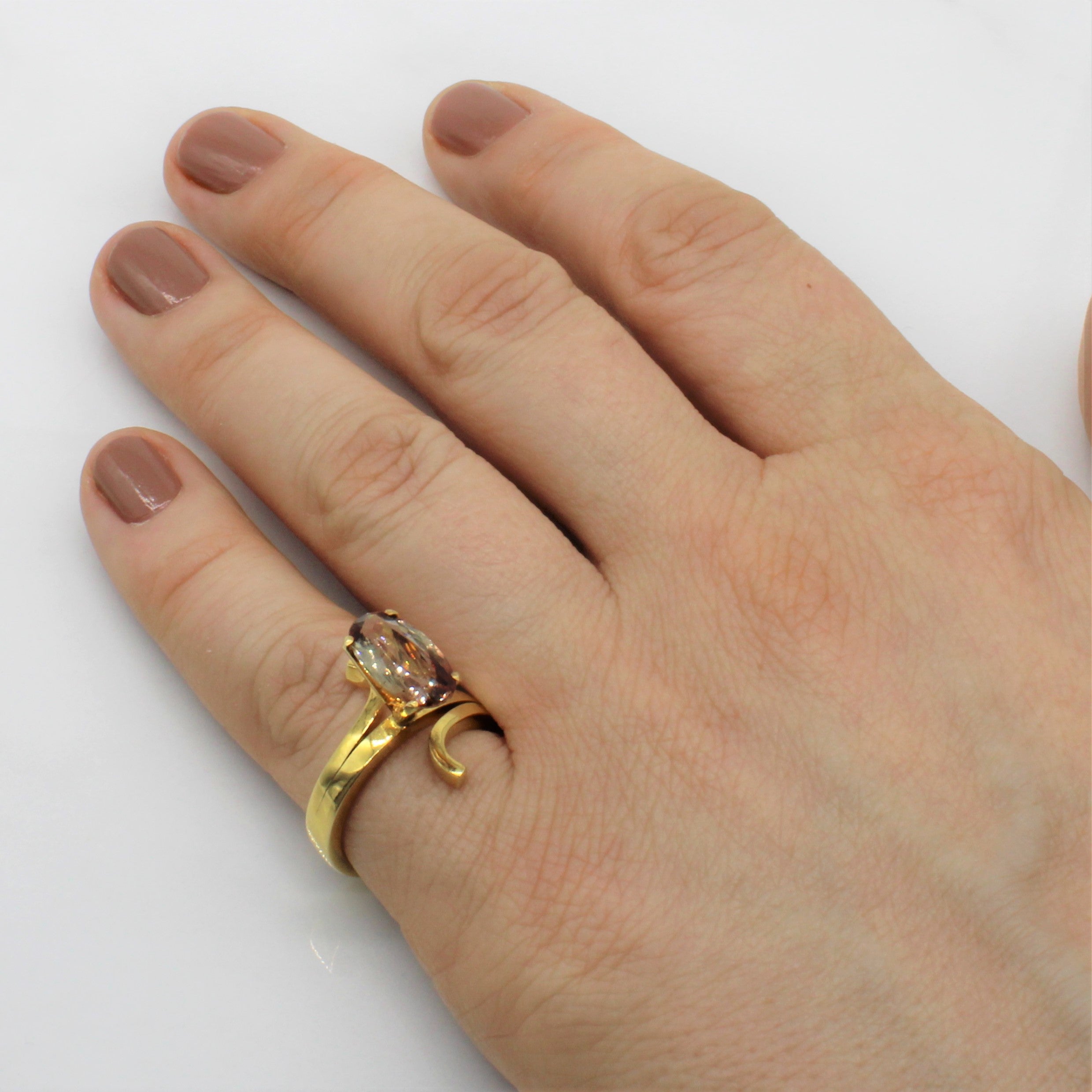 Andalusite Bypass Cocktail Ring | 1.75ct | SZ 6 |