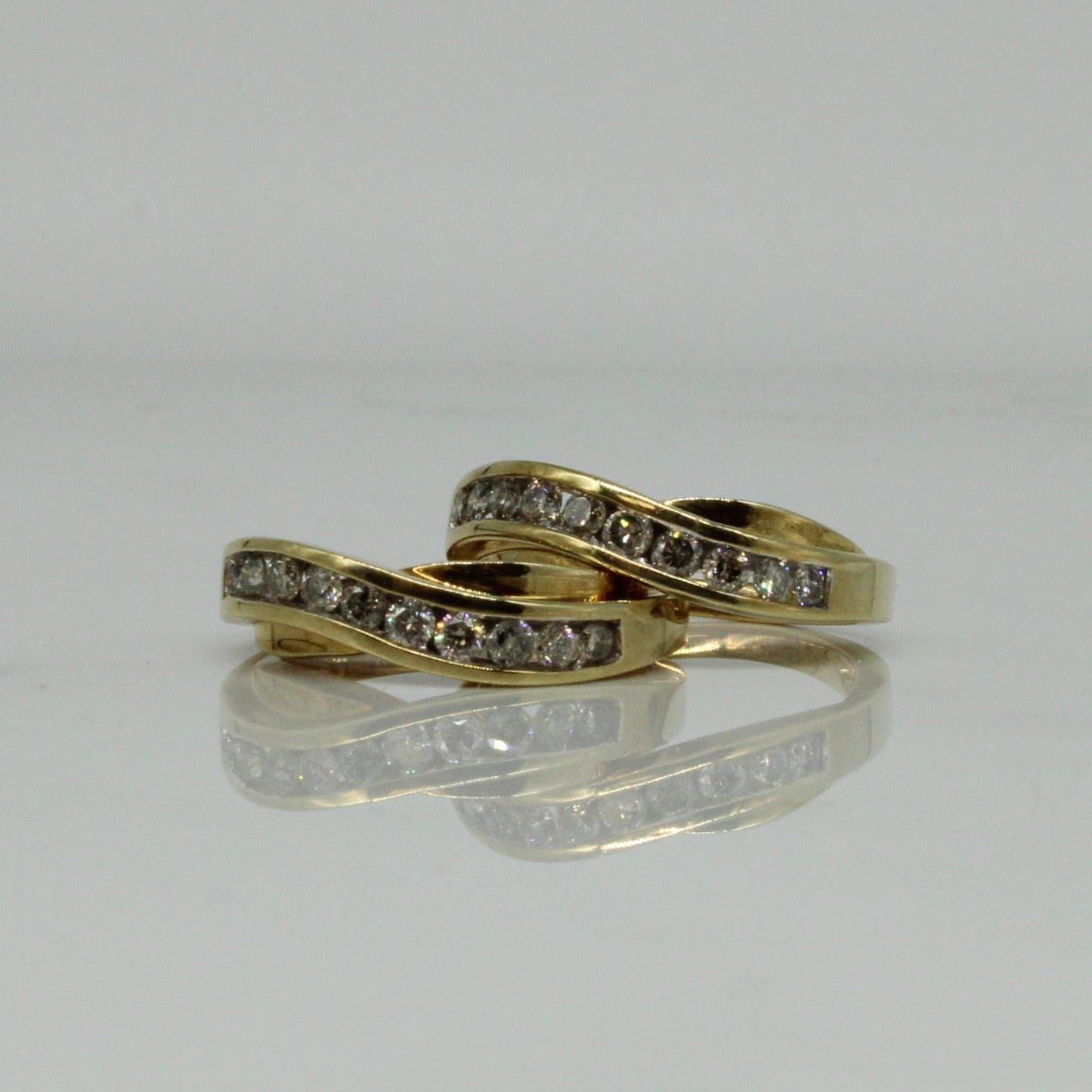 Bypass Diamond Band Set | 0.90ctw | SZ 7.25 |