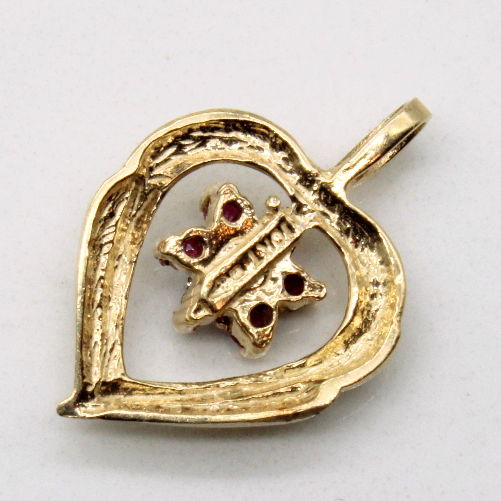 Ruby Heart Pendant | 0.04ctw |