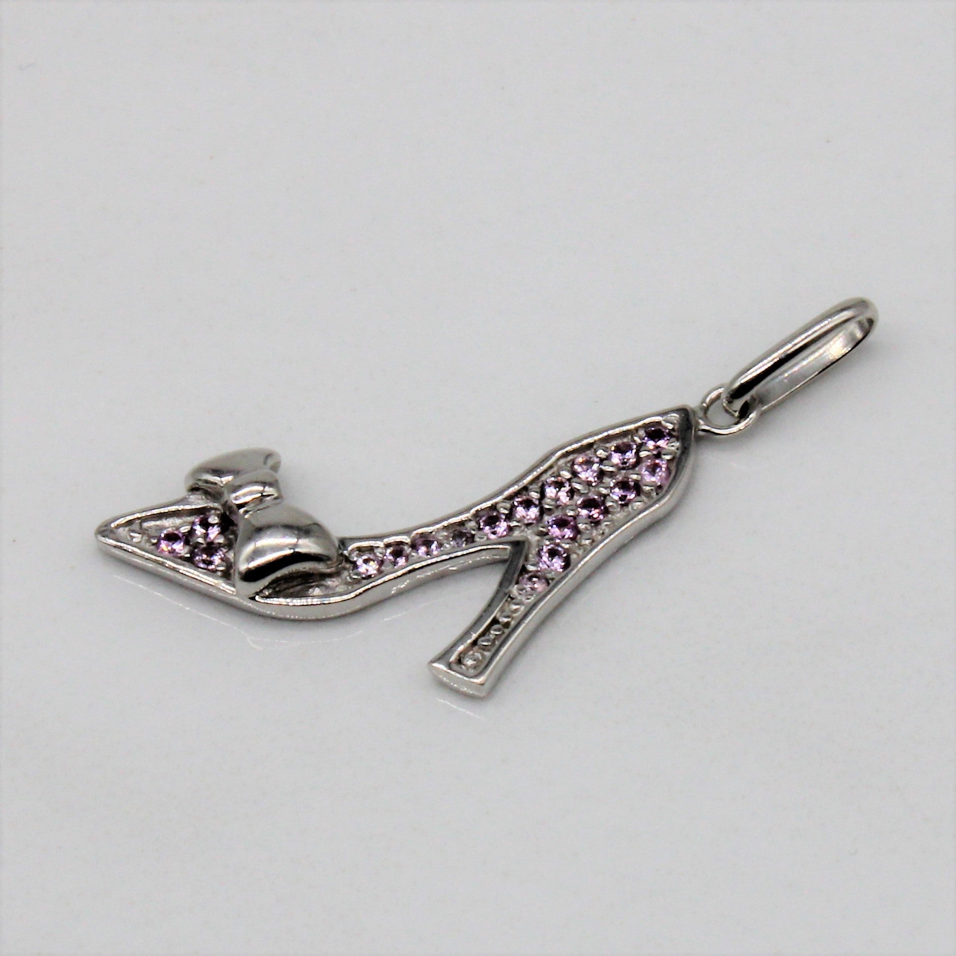 Pink Sapphire High Heel Pendant | 0.15ctw |