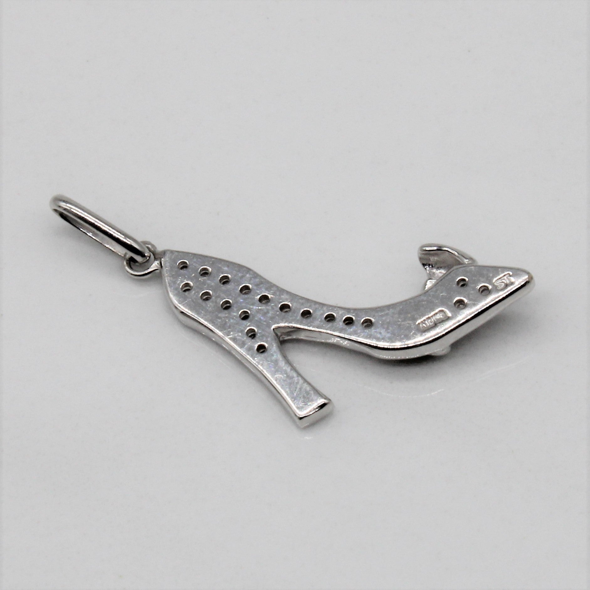 Pink Sapphire High Heel Pendant | 0.15ctw |