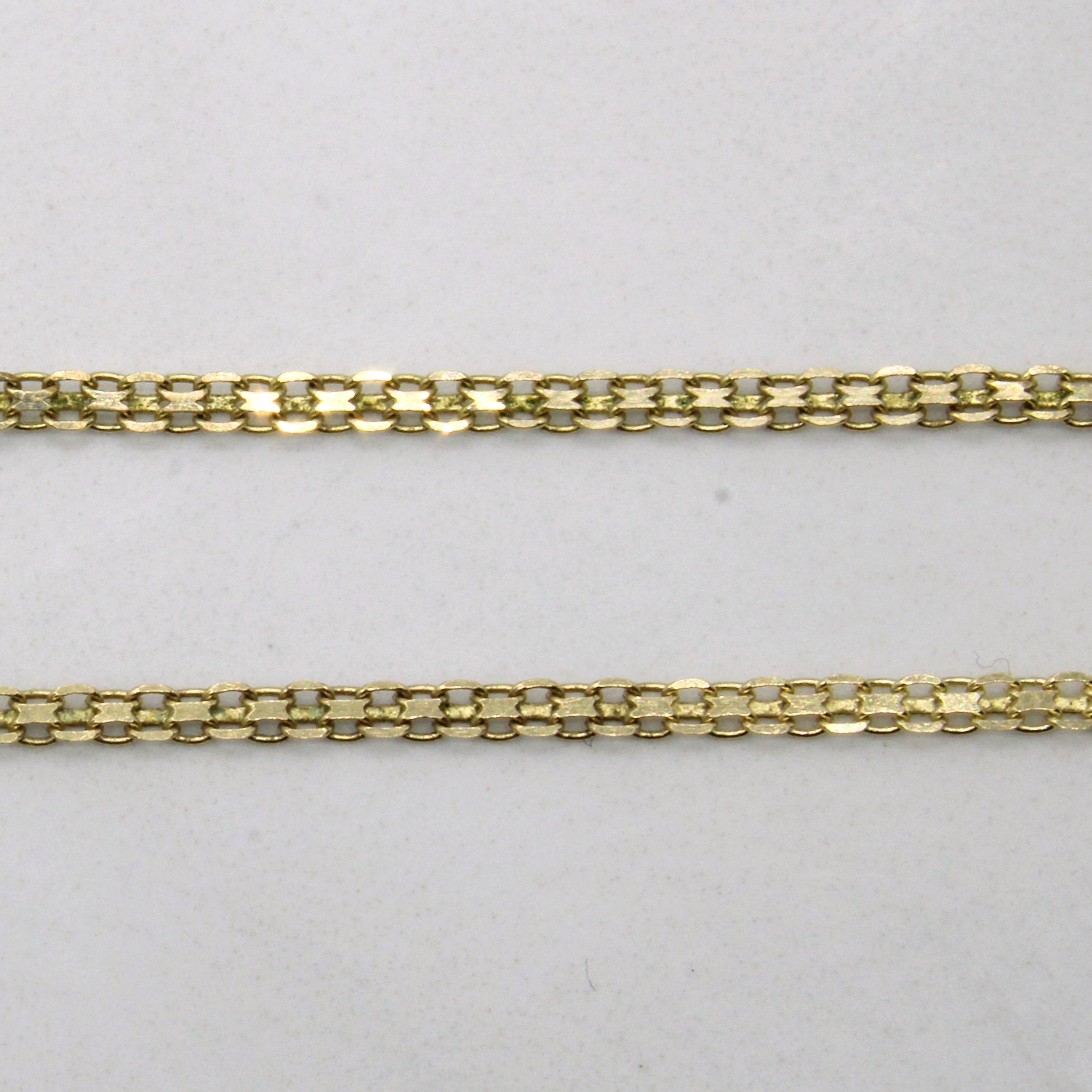 Sapphire & Diamond Necklace | 0.38ct, 0.14ctw | 16" |