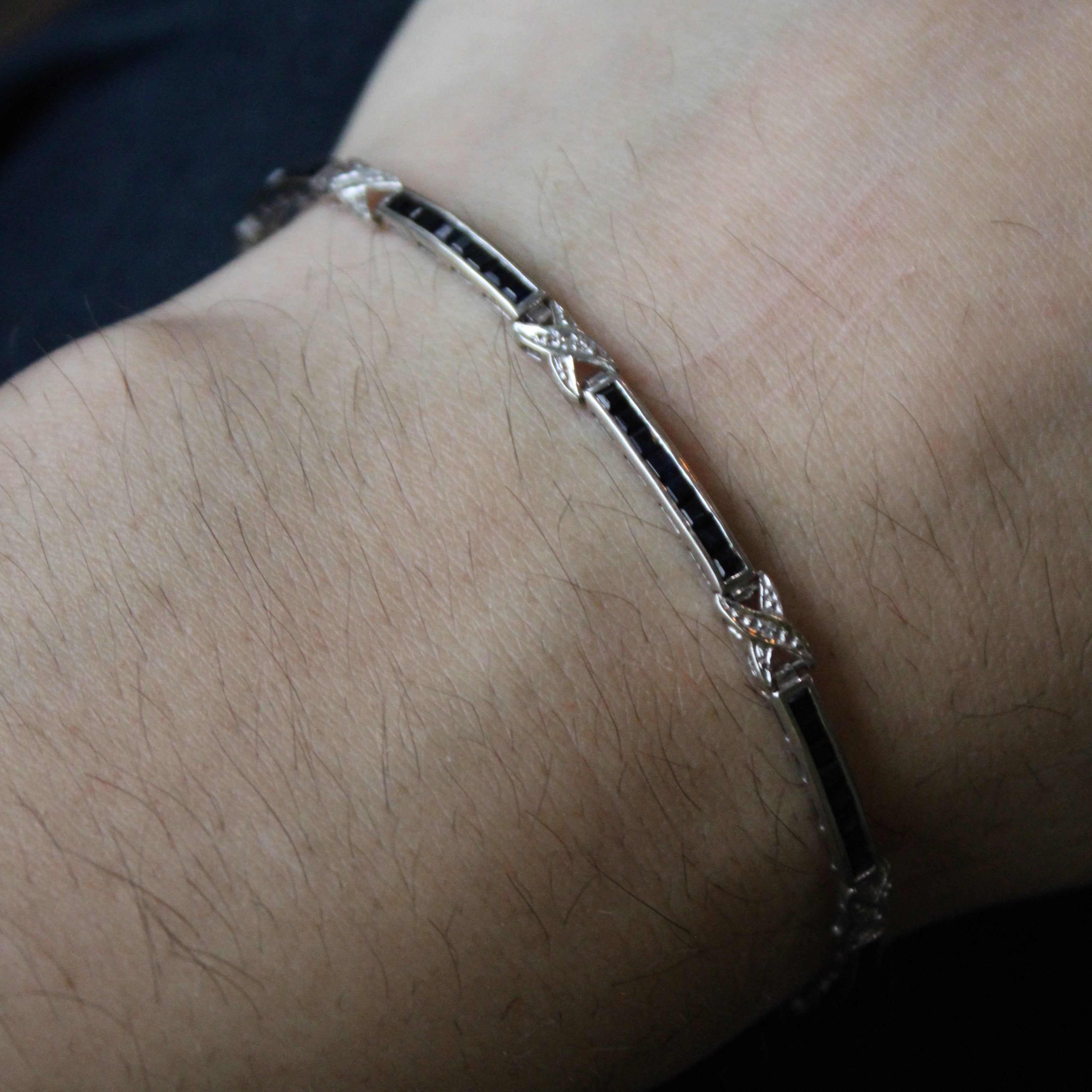 Channel Set Sapphire Bracelet | 2.24ctw | 7" |