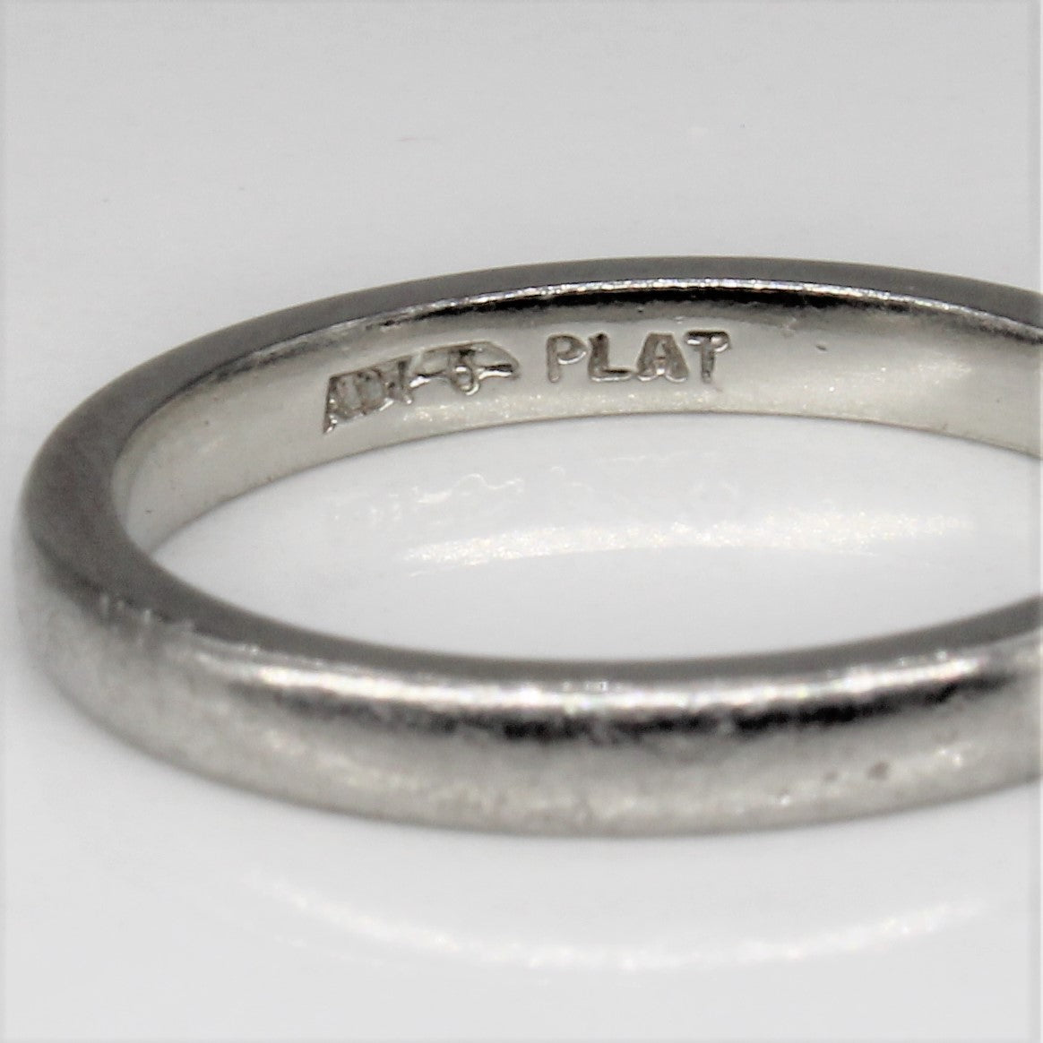 Classic Platinum Band | SZ 6.25 |
