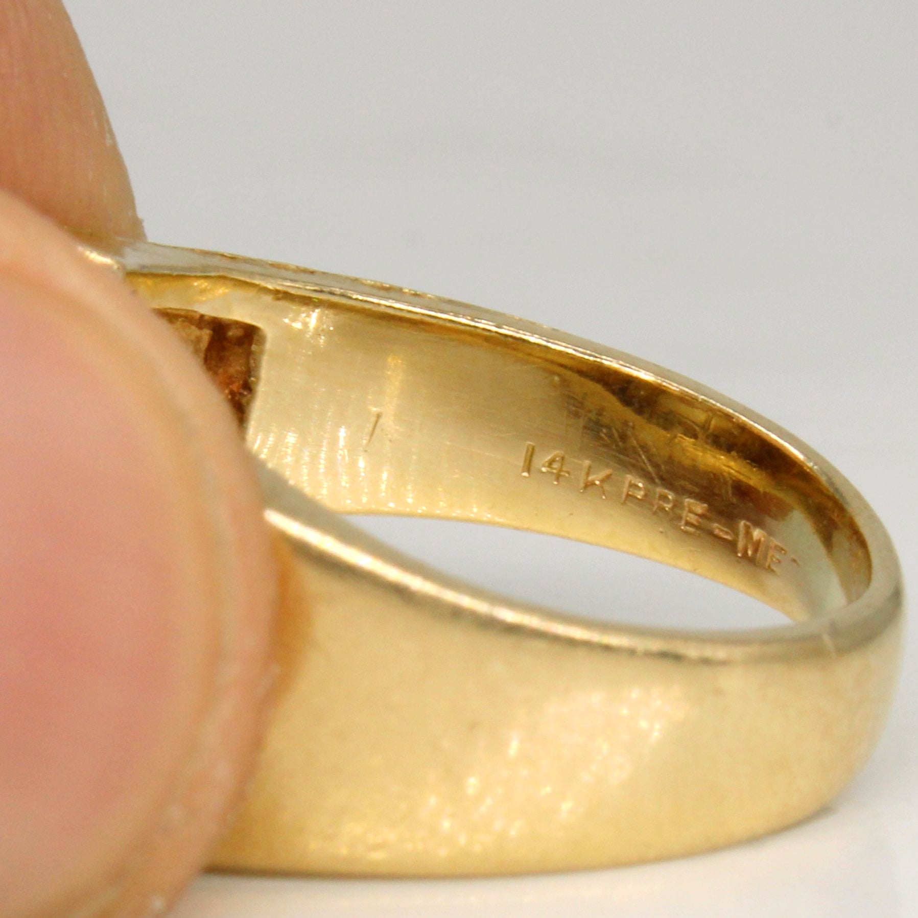 Satin Finish Diamond Ring | 0.27ctw | SZ 7 |