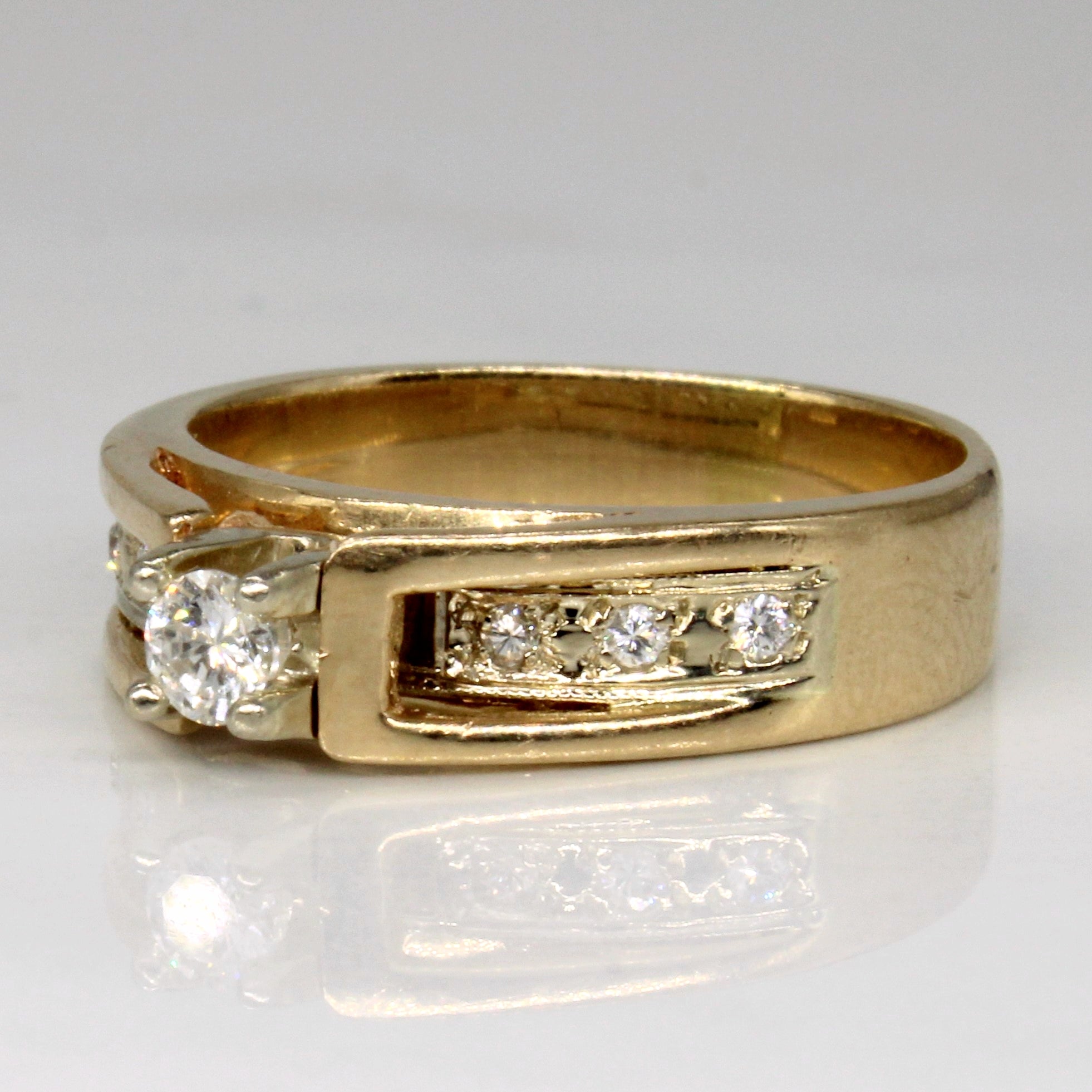 High Set Diamond Ring | 0.16ctw | SZ 7 |