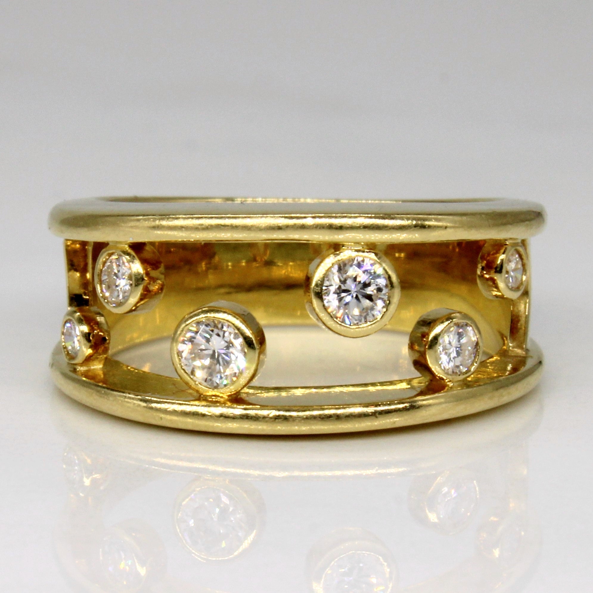 Floating Diamond Ring | 0.28ctw | SZ 5.5 |
