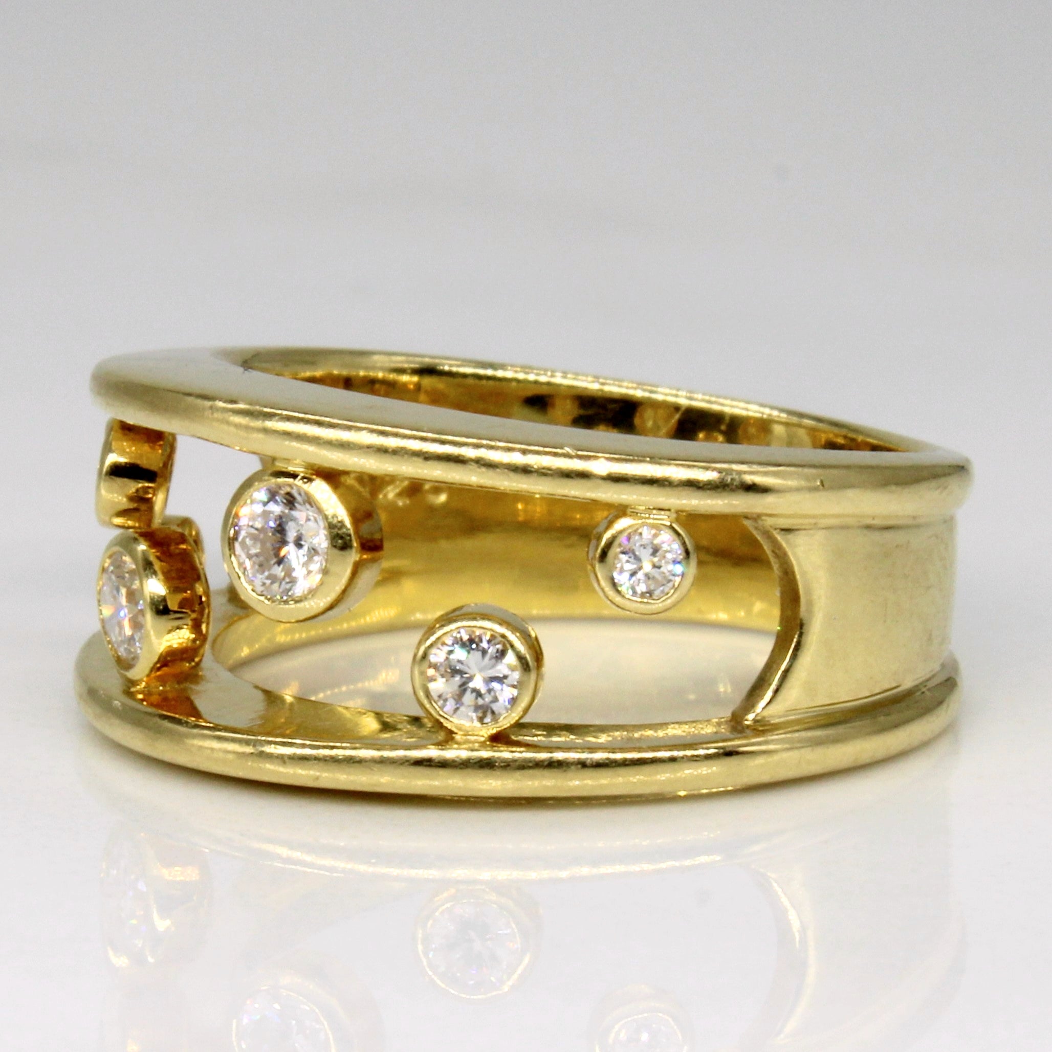 Floating Diamond Ring | 0.28ctw | SZ 5.5 |