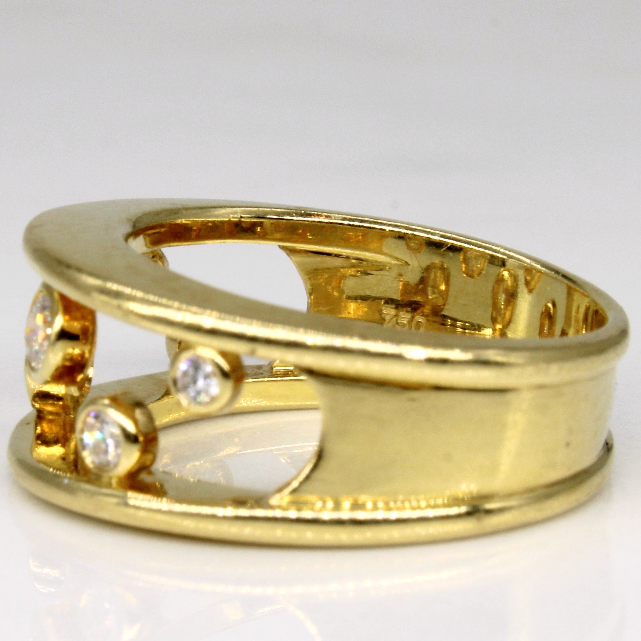 Floating Diamond Ring | 0.28ctw | SZ 5.5 |