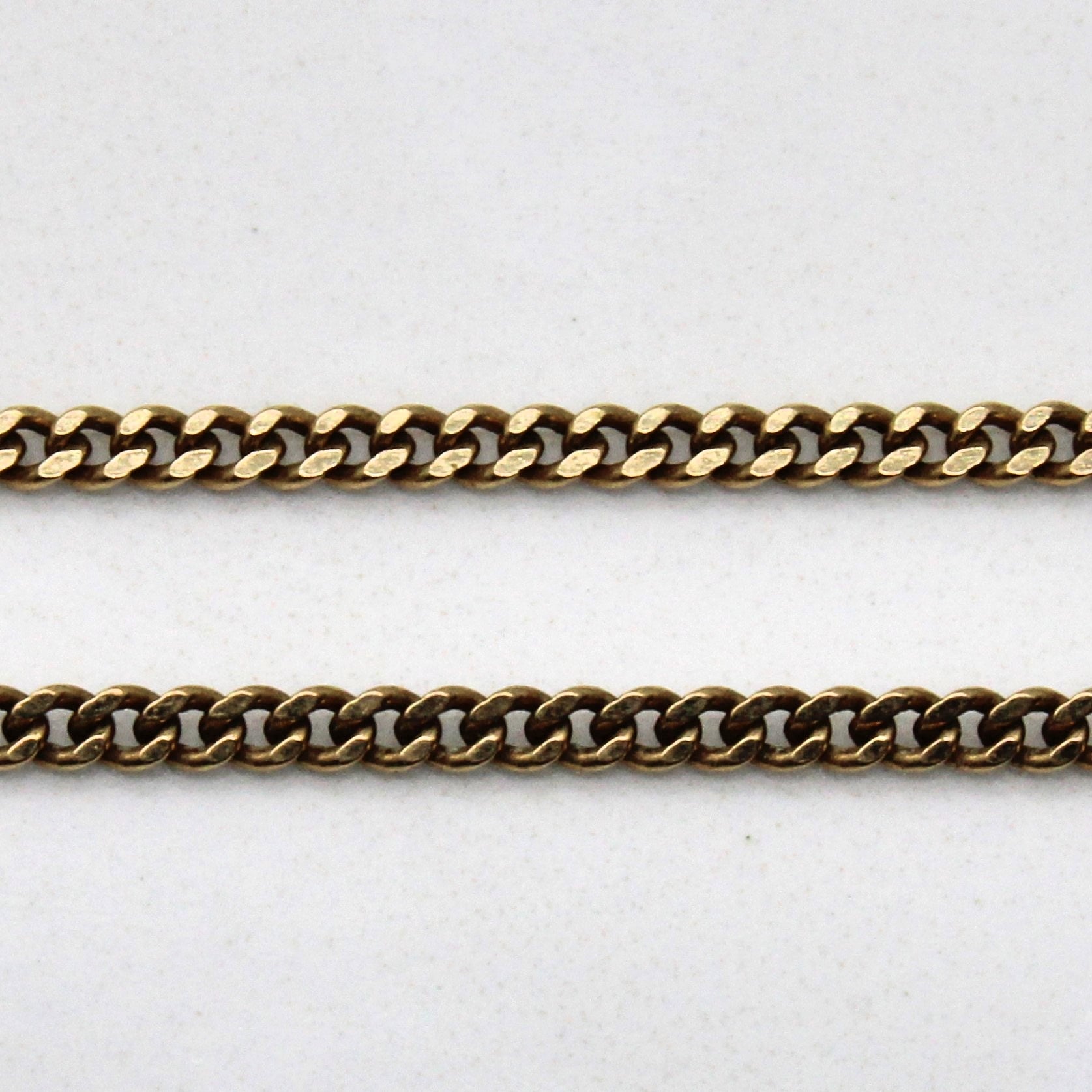 10k Yellow Gold Cuban Link Chain | 19" |