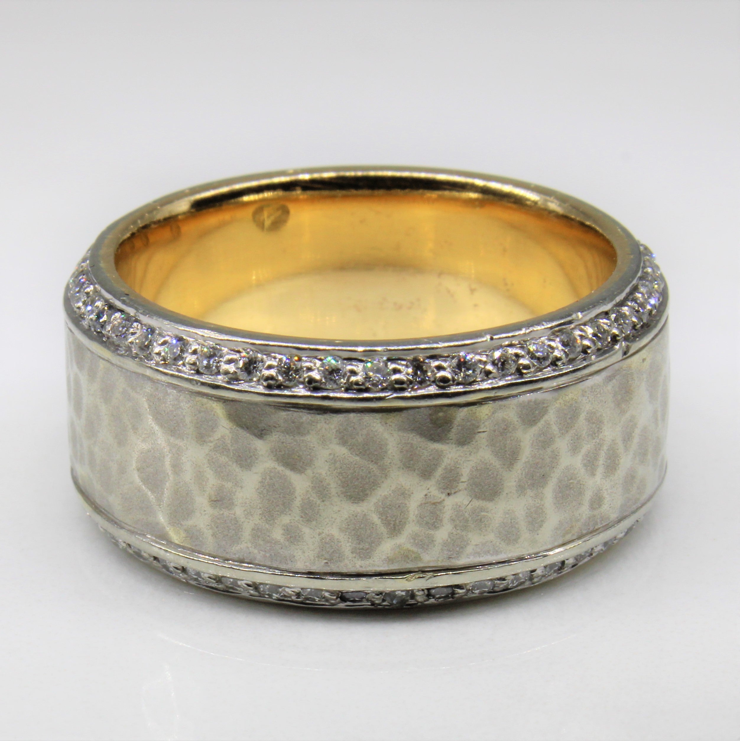 Ernesto Rassi' Diamond Testo Band | 0.75ctw | SZ 8.75 |