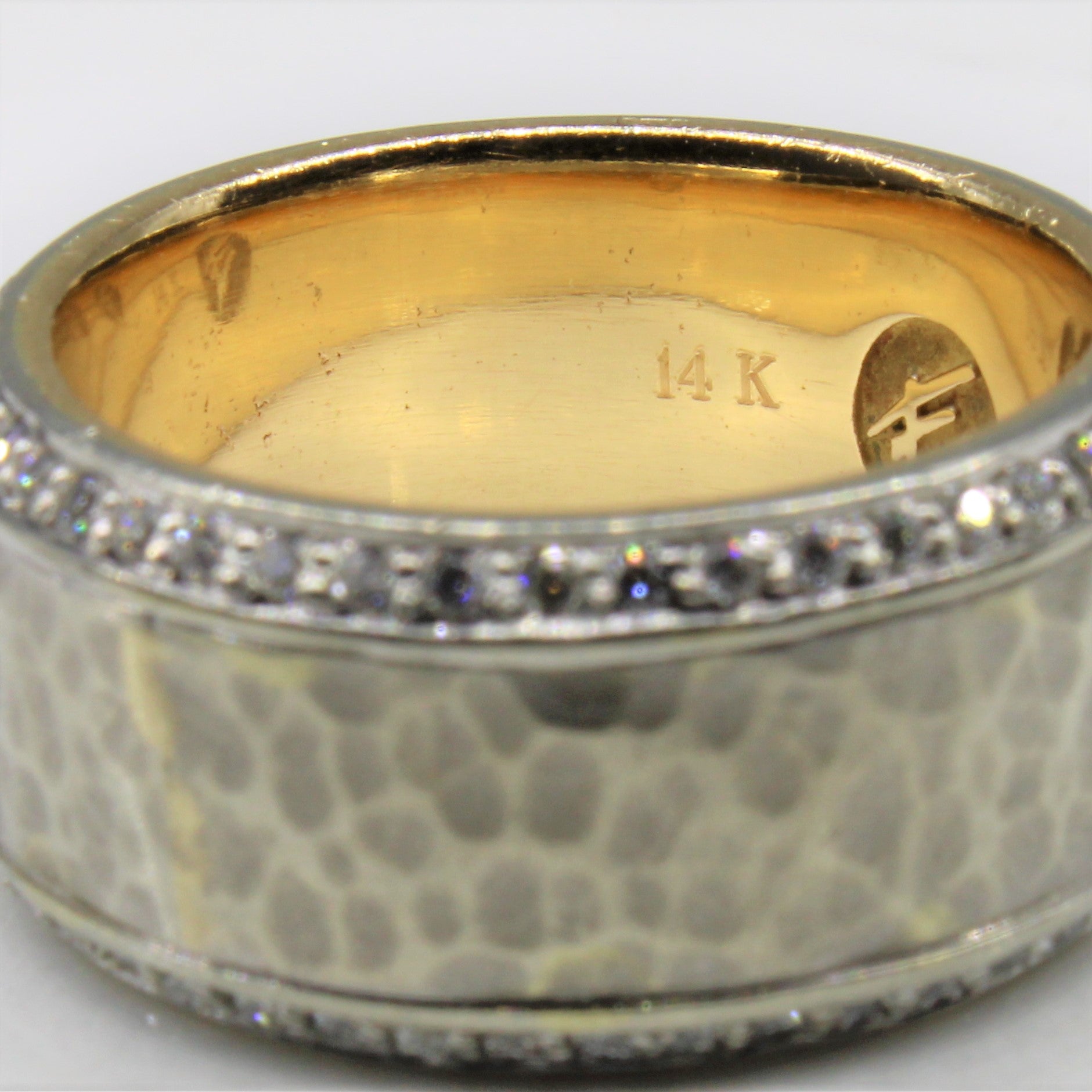 Ernesto Rassi' Diamond Testo Band | 0.75ctw | SZ 8.75 |