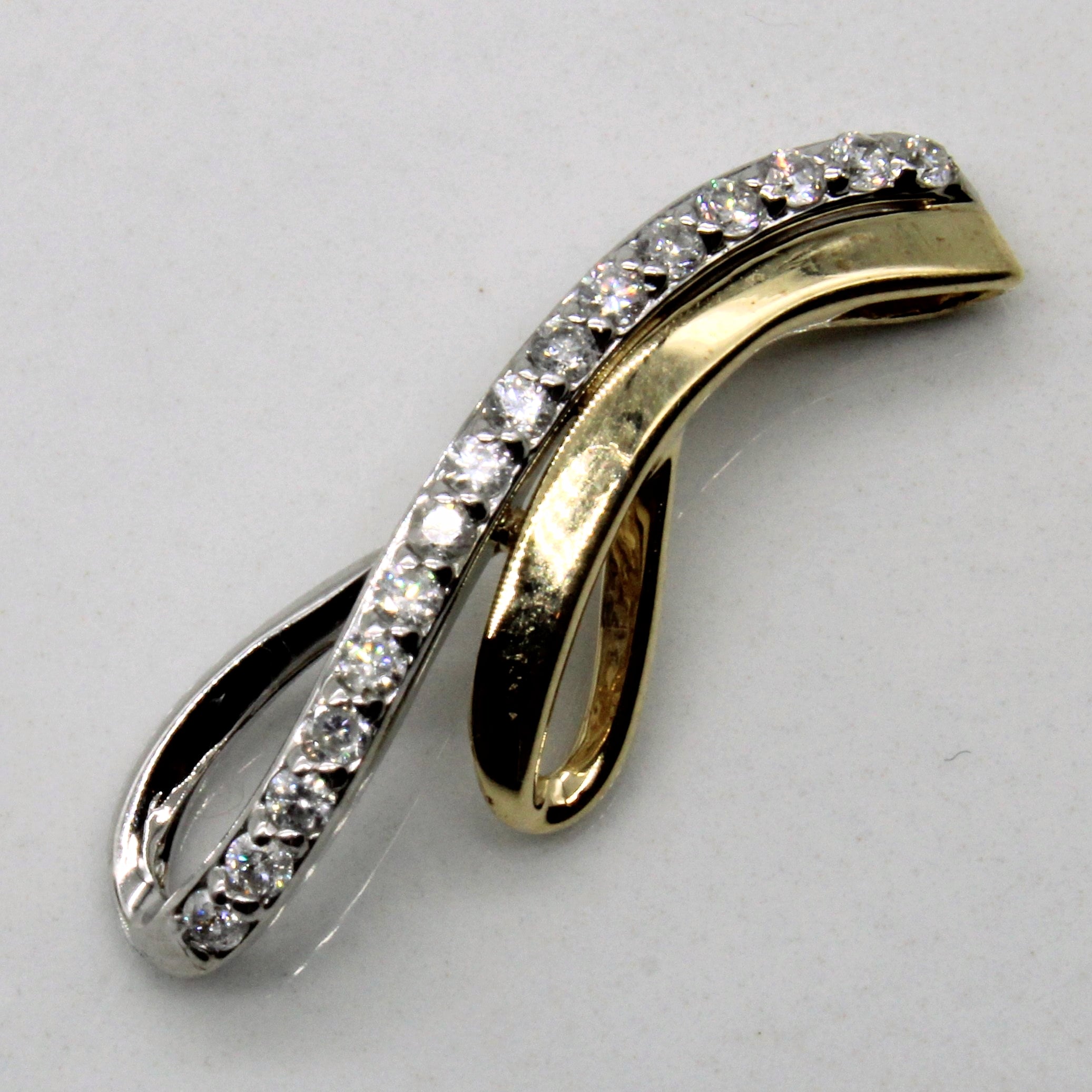 Abstract Diamond Pendant | 0.16ctw |